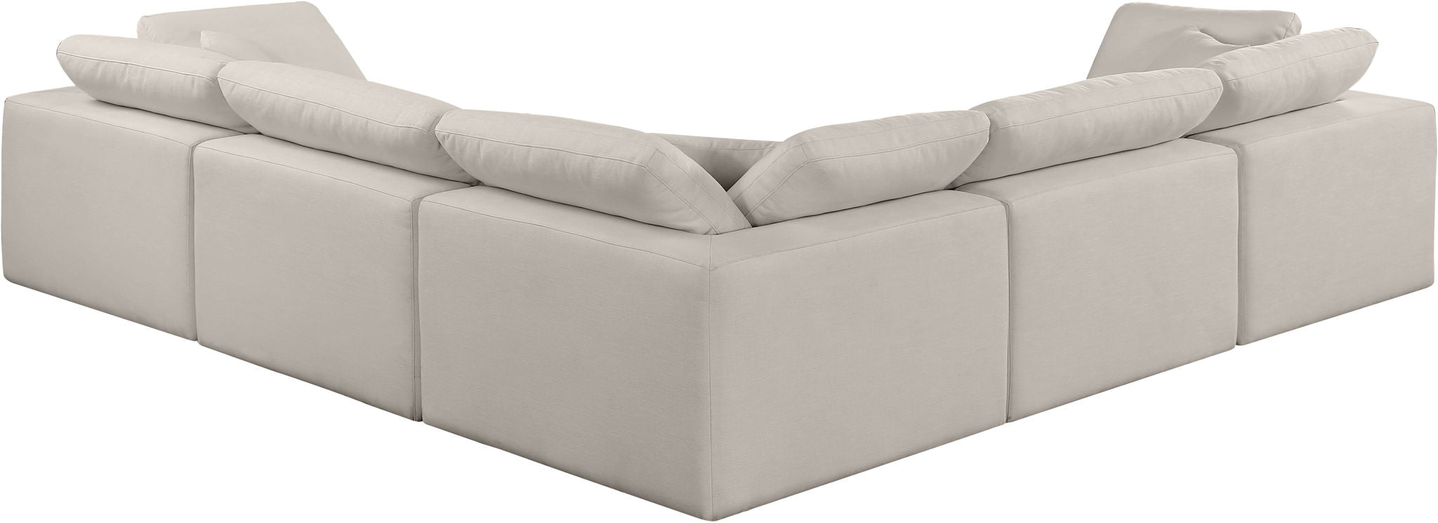 Comfy - 5 Piece Linen Modular Corner Sectional - Urban Living Furniture (Los Angeles, CA)