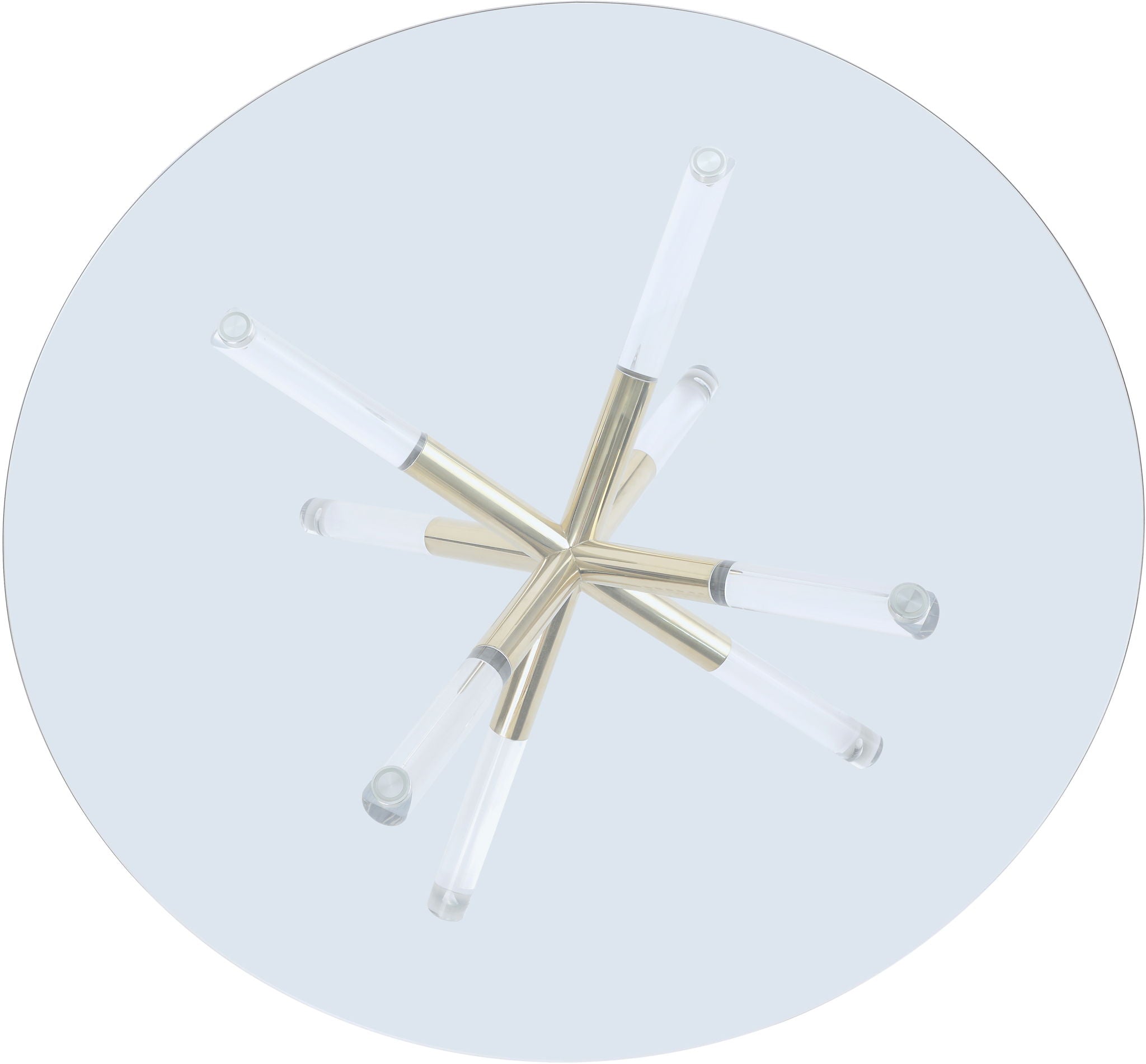 Mercury - Glass Dining Table - Pearl Silver - Urban Living Furniture (Los Angeles, CA)