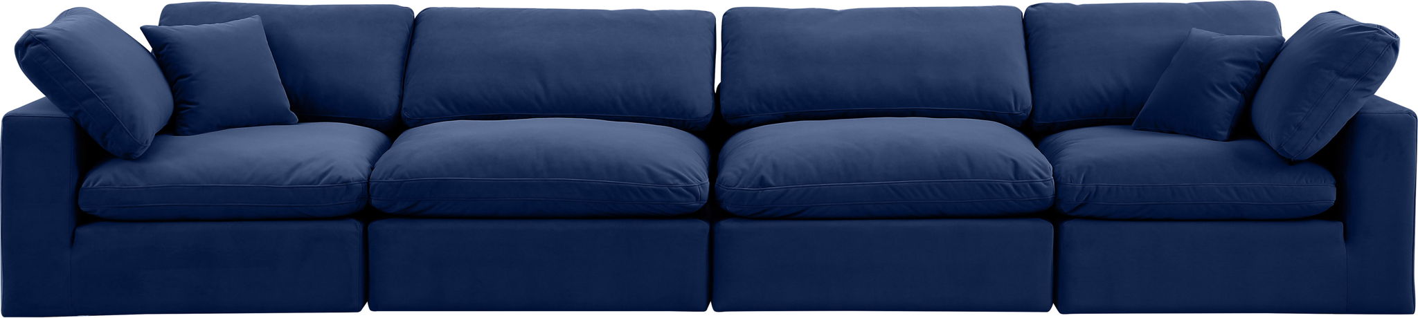 Comfy - Velvet Modular Sofa 4 Seats - Urban Living Furniture (Los Angeles, CA)