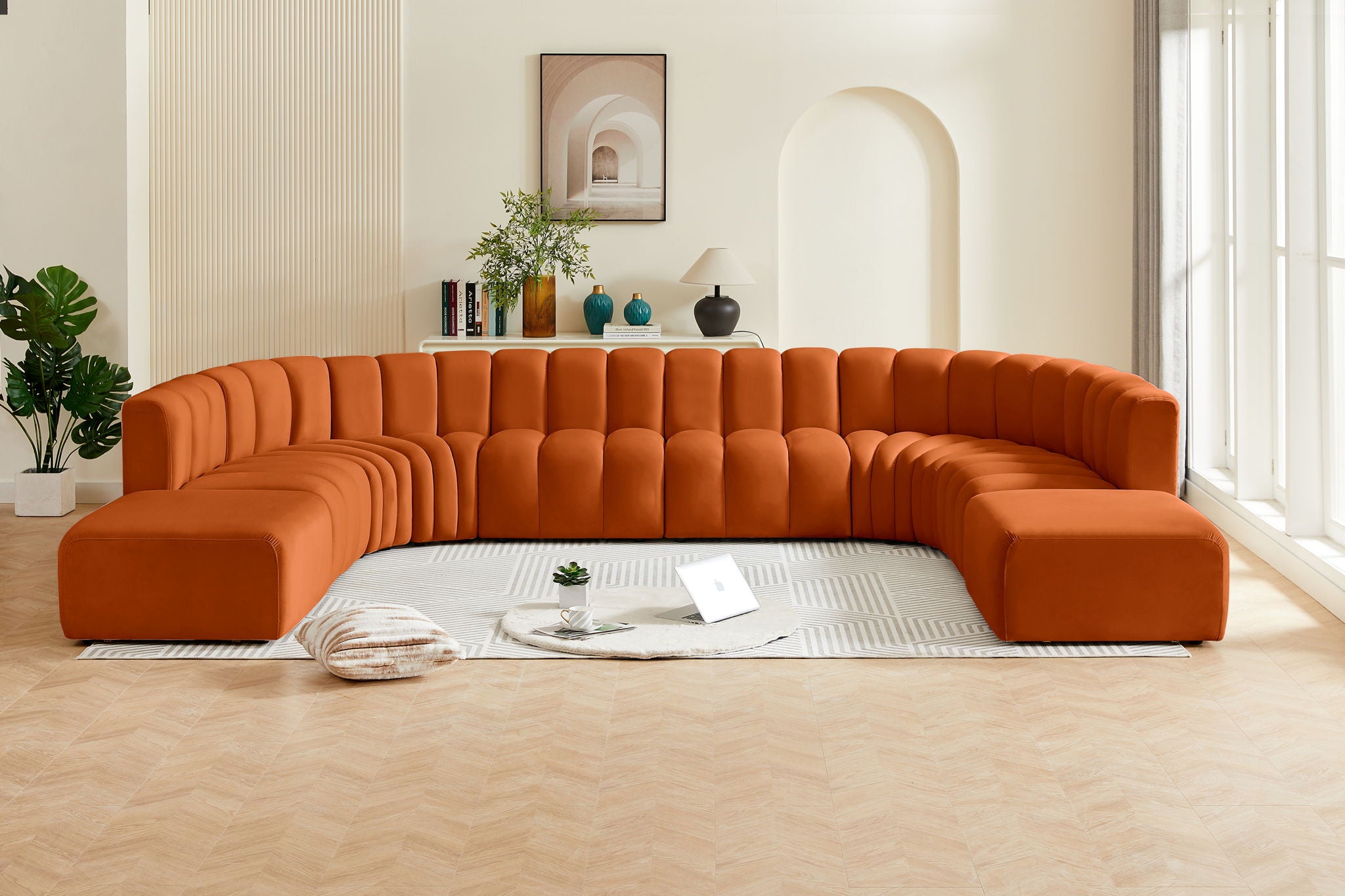 Arc - Velvet Modular Sectional - Urban Living Furniture (Los Angeles, CA)