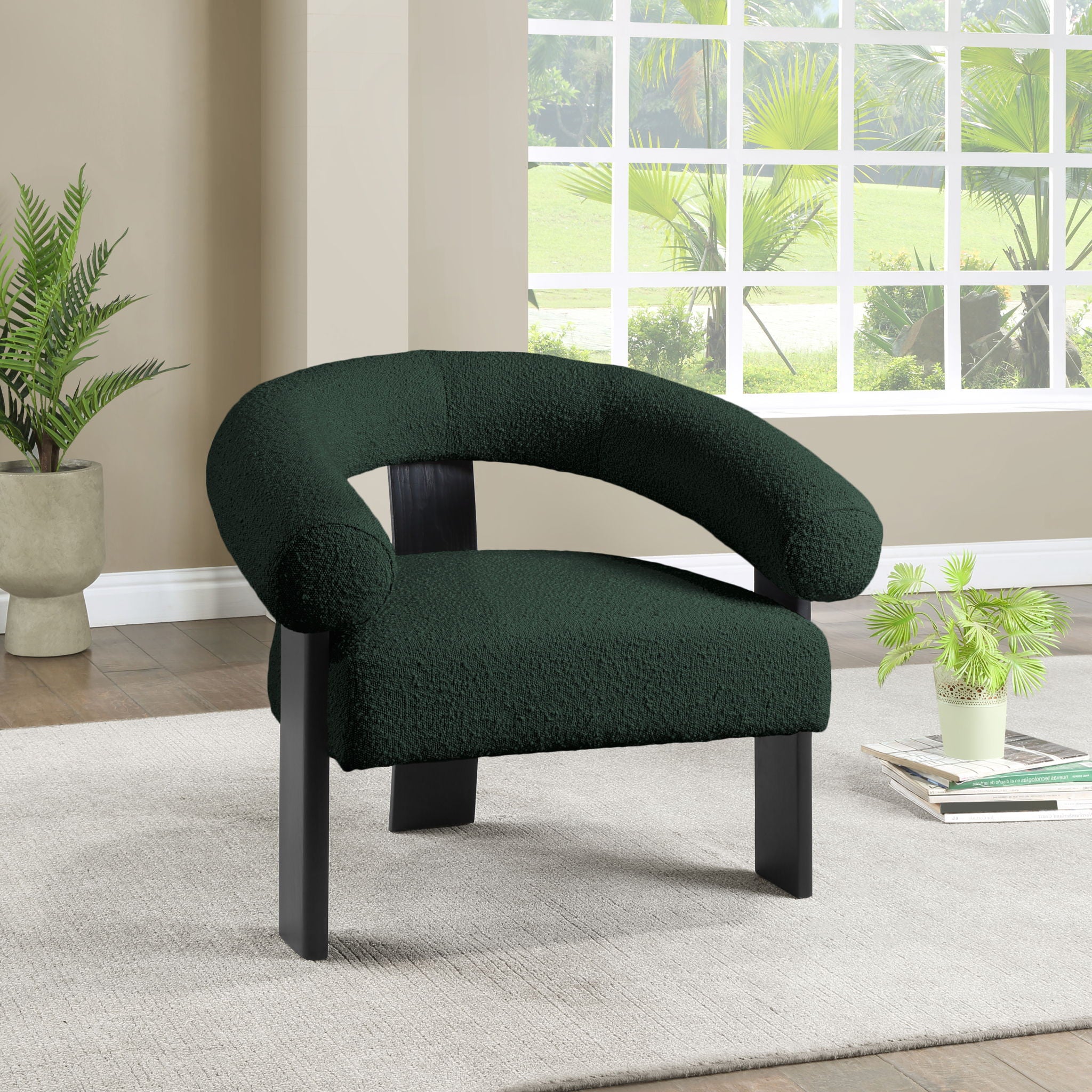 Winston - Accent Chair With Black Legs - Urban Living Furniture (Los Angeles, CA)