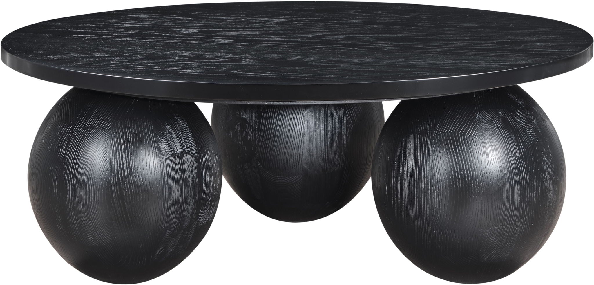 Fitch - Wood Oak Veneer Coffee Table - 3 Legs - Urban Living Furniture (Los Angeles, CA)