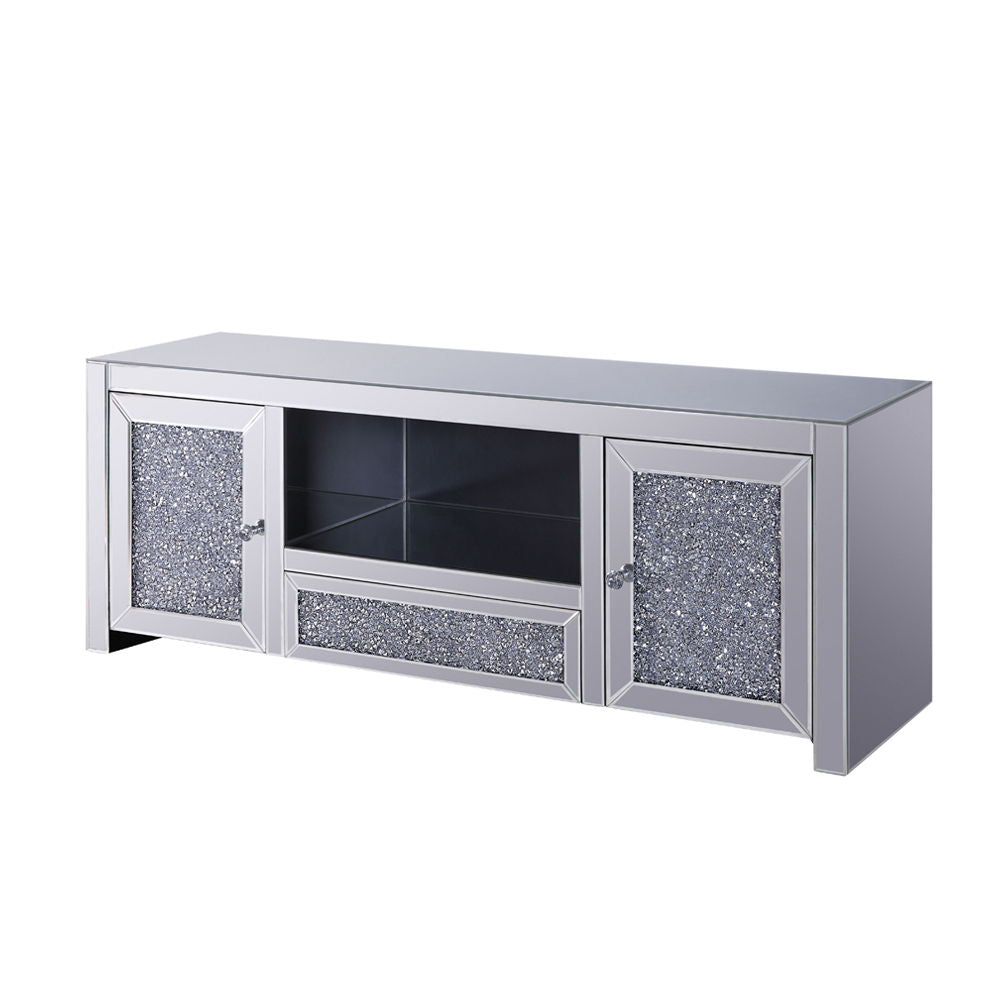 Noralie - TV Stand - Mirrored & Faux Diamonds - Urban Living Furniture (Los Angeles, CA)