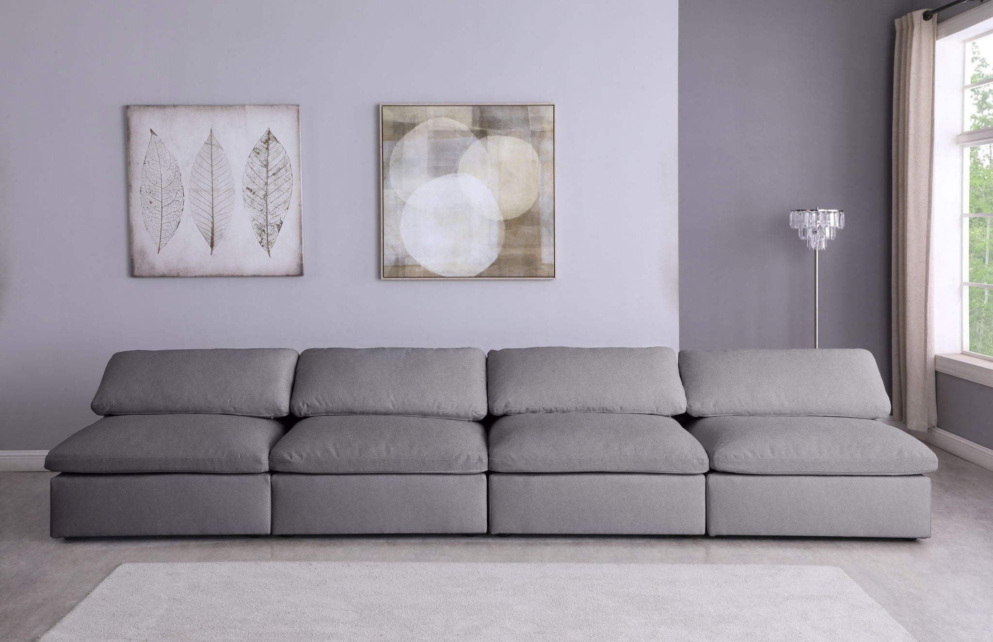 Serene - Modular Armless 4 Seat Sofa - Urban Living Furniture (Los Angeles, CA)