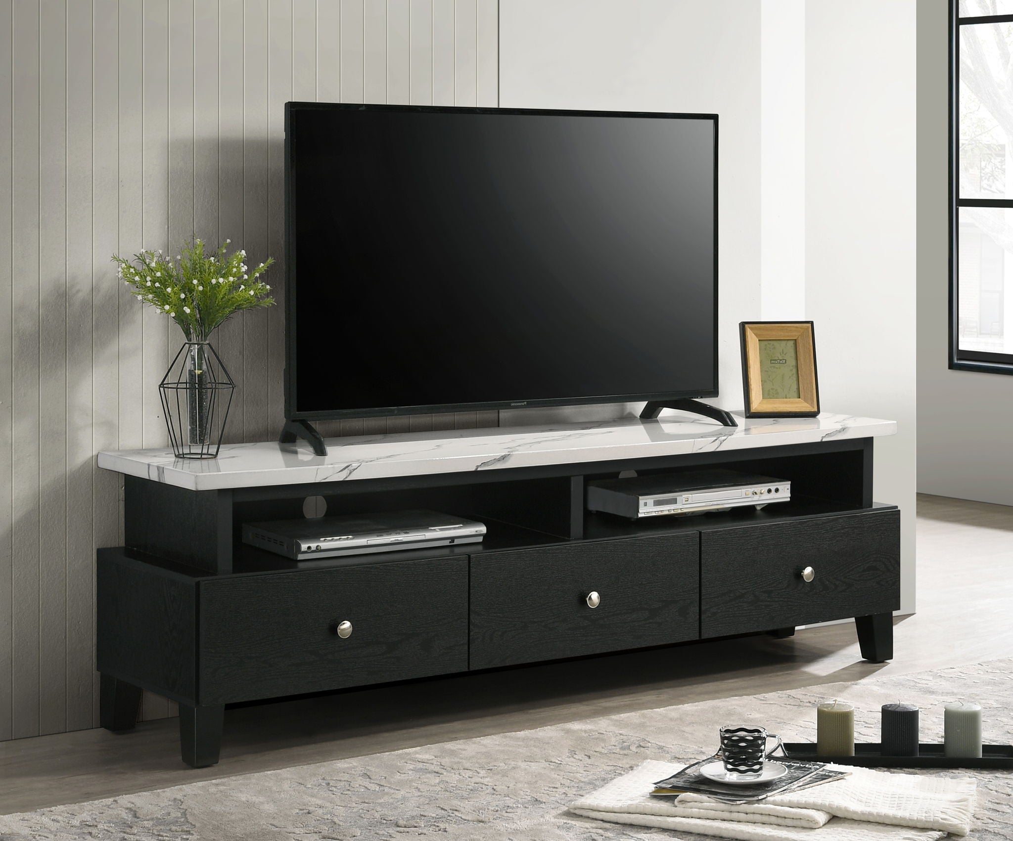 Alina - TV Stand - Black - Urban Living Furniture (Los Angeles, CA)