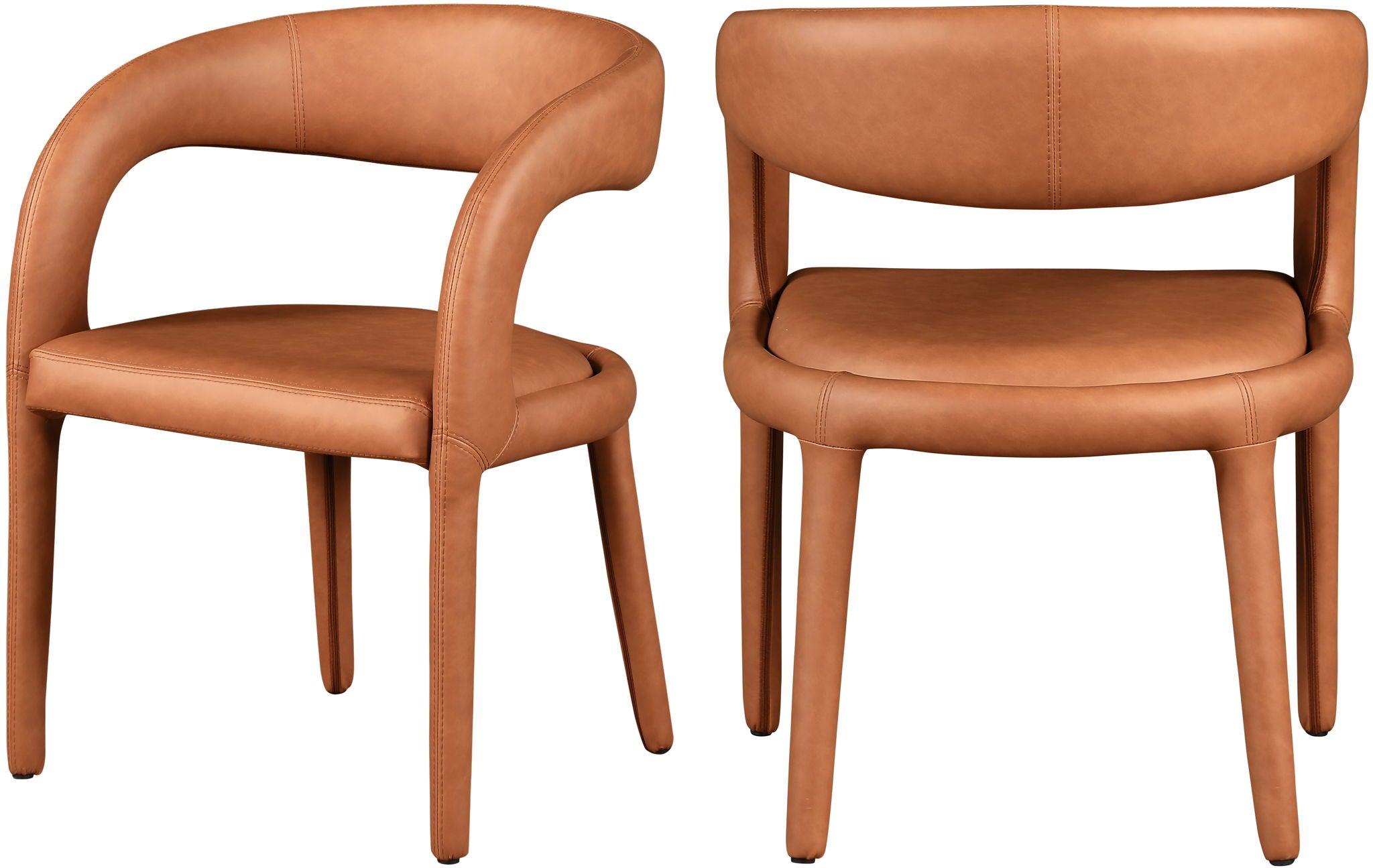 Sylvester - Dining Chair - Cognac - Urban Living Furniture (Los Angeles, CA)