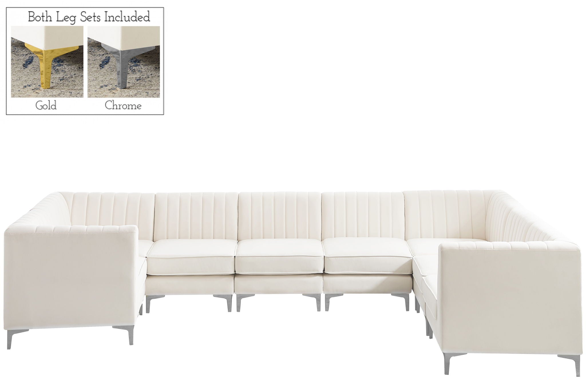 Alina - 8 Piece Modular U-Shaped Sectional - Urban Living Furniture (Los Angeles, CA)