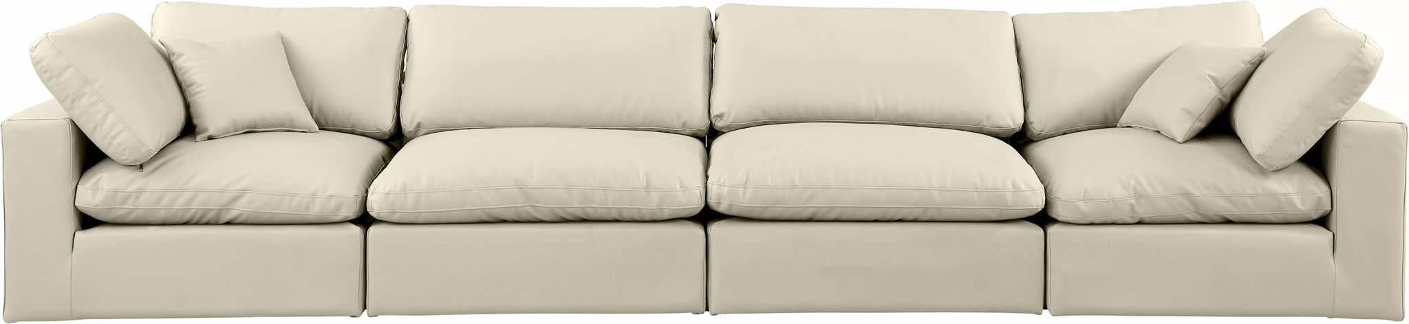 Comfy - Faux Leather Modular Sofa 4 Seats - Urban Living Furniture (Los Angeles, CA)
