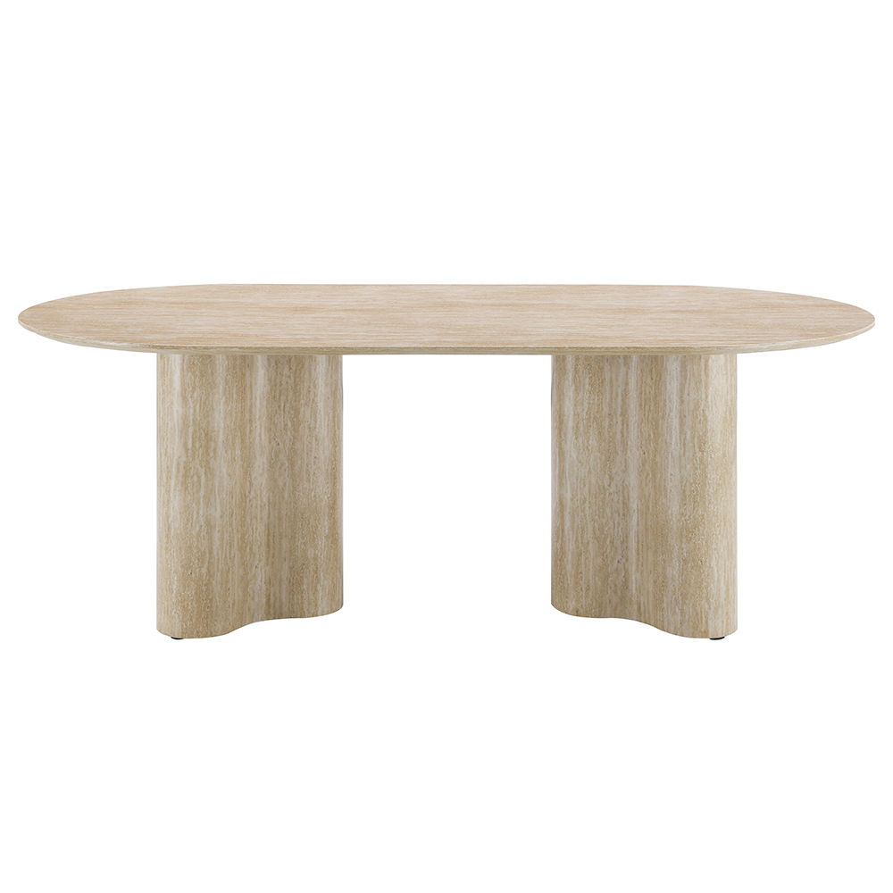 Jirina - Dining Table - Travertine Pattern - Urban Living Furniture (Los Angeles, CA)