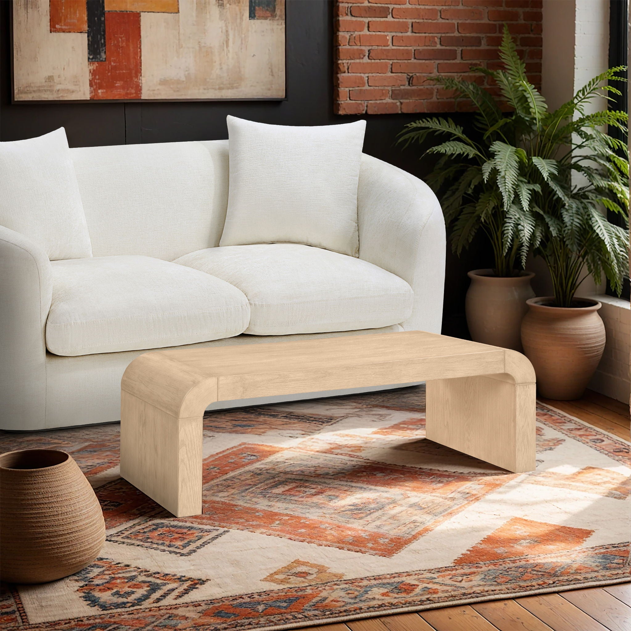 Toulon - Oak Veneer Coffee Table - Urban Living Furniture (Los Angeles, CA)