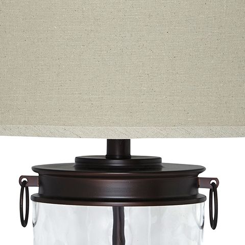 Tailynn - Clear / Bronze Finish - Glass Table Lamp - Urban Living Furniture (Los Angeles, CA)