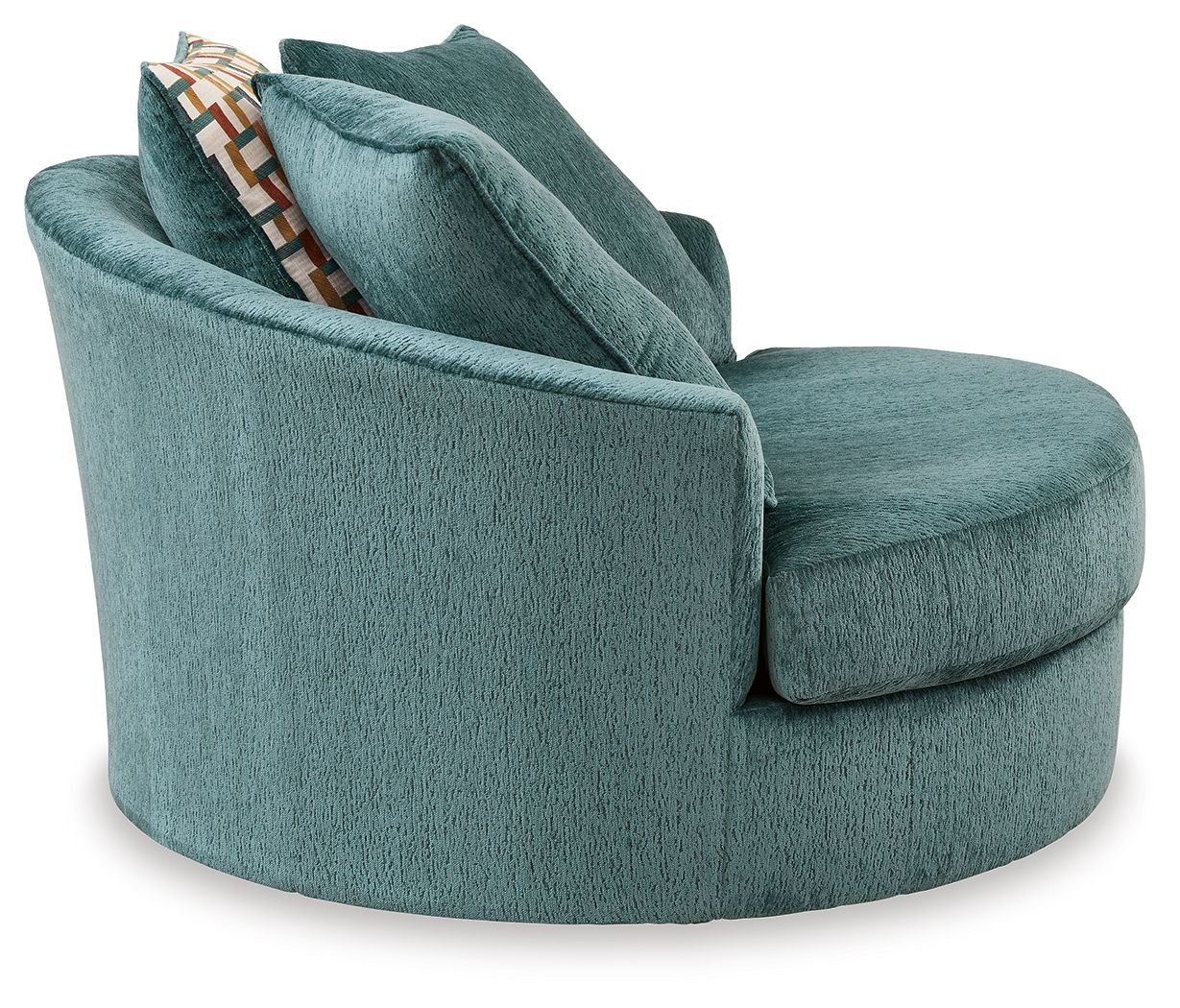 Laylabrook - Oversized Swivel Accent Chair - Teal - Urban Living Furniture (Los Angeles, CA)