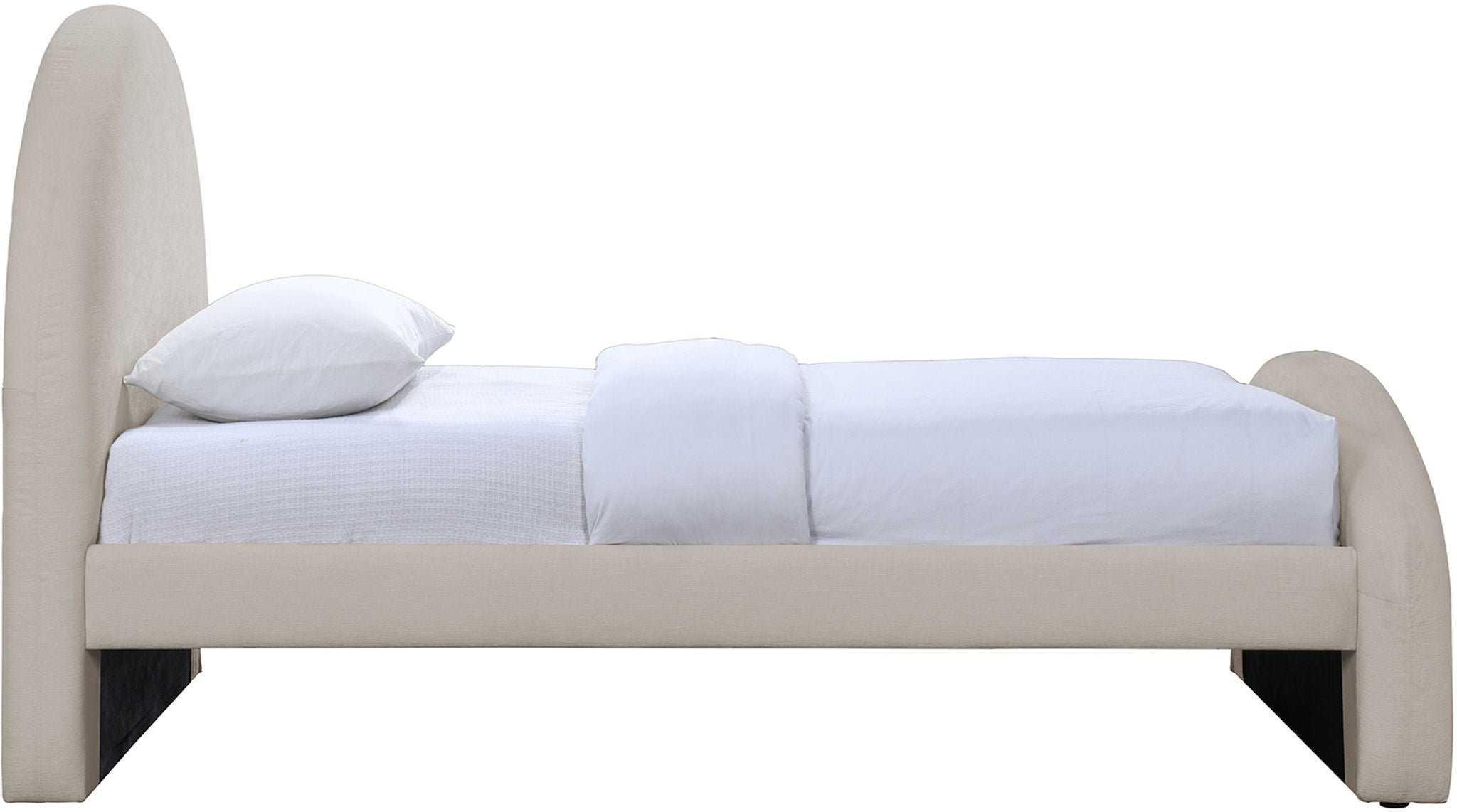 Andaz - Chenille Fabric Upholstered Bed