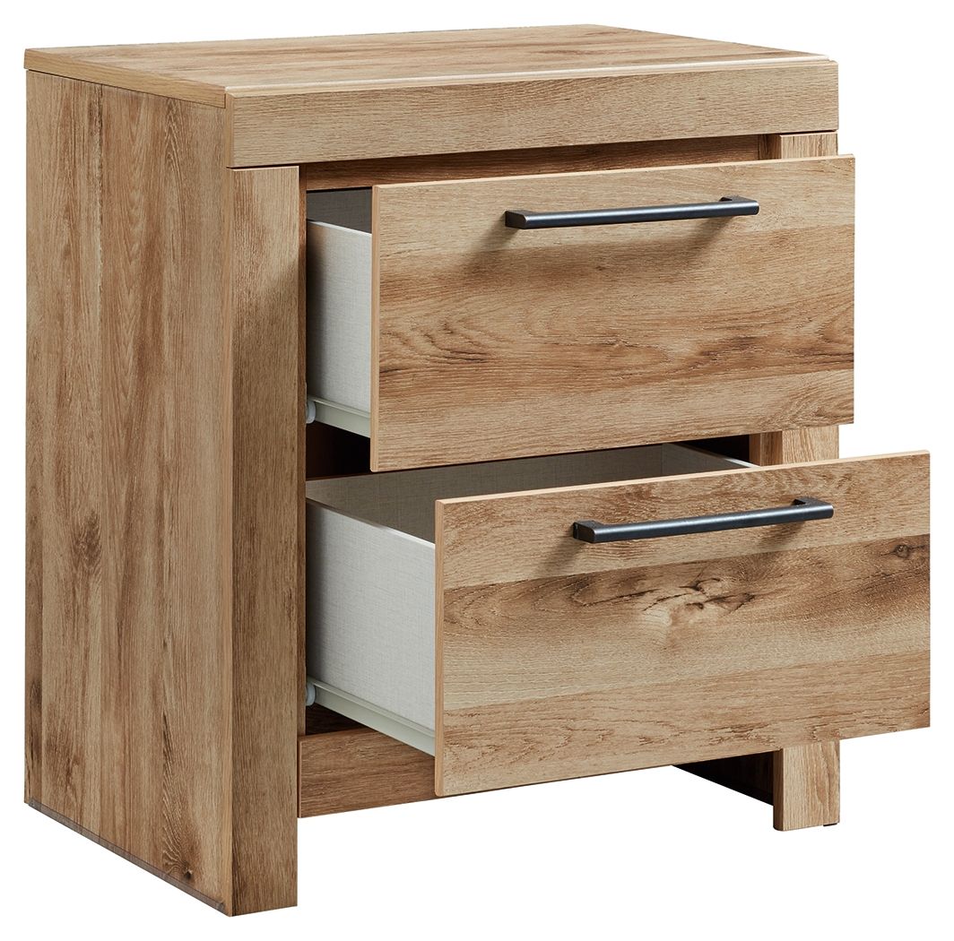 Hyanna - Tan Brown - Two Drawer Night Stand - Urban Living Furniture (Los Angeles, CA)
