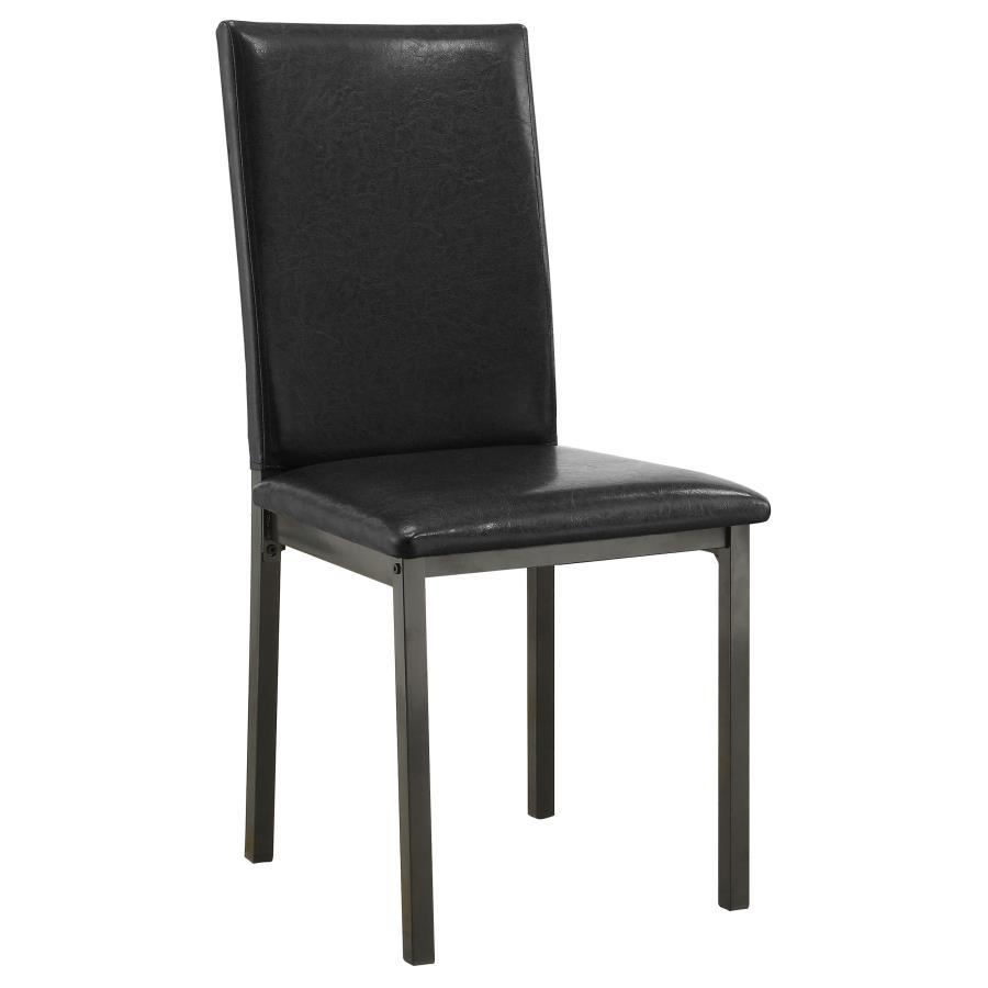Garza - Upholstered Dining Side Chairs (Set of 2) - Black - Urban Living Furniture (Los Angeles, CA)