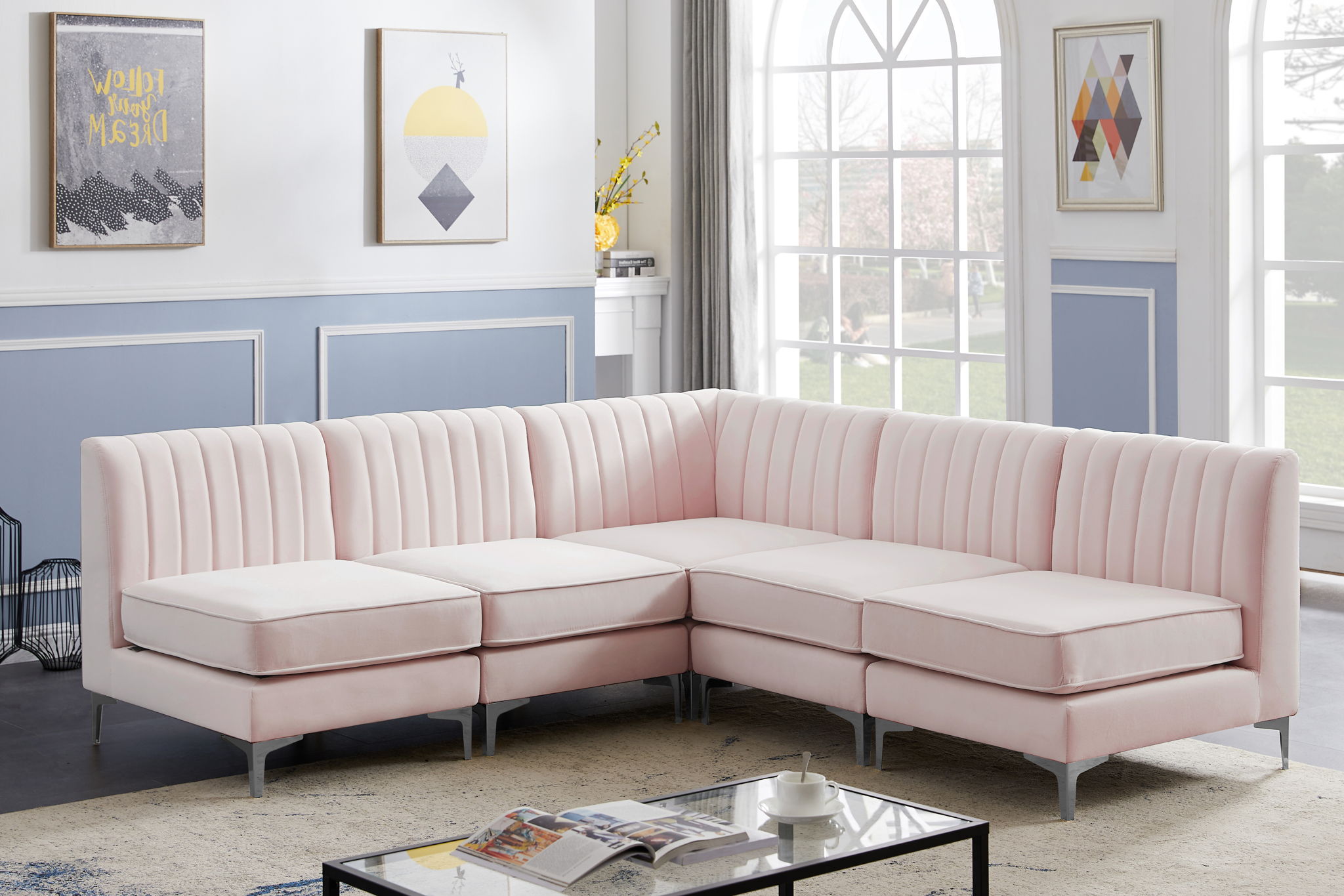 Alina - 5 Piece Armless Sectional - Urban Living Furniture (Los Angeles, CA)