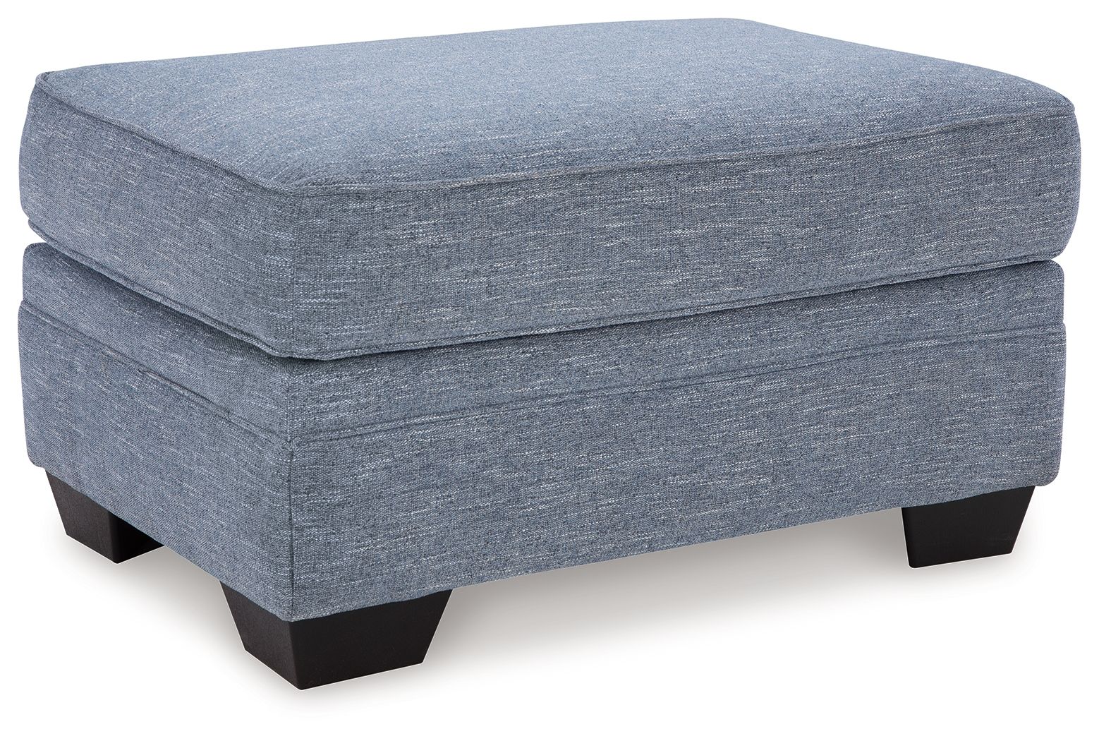 Carissa Manor - Denim - Ottoman - Urban Living Furniture (Los Angeles, CA)