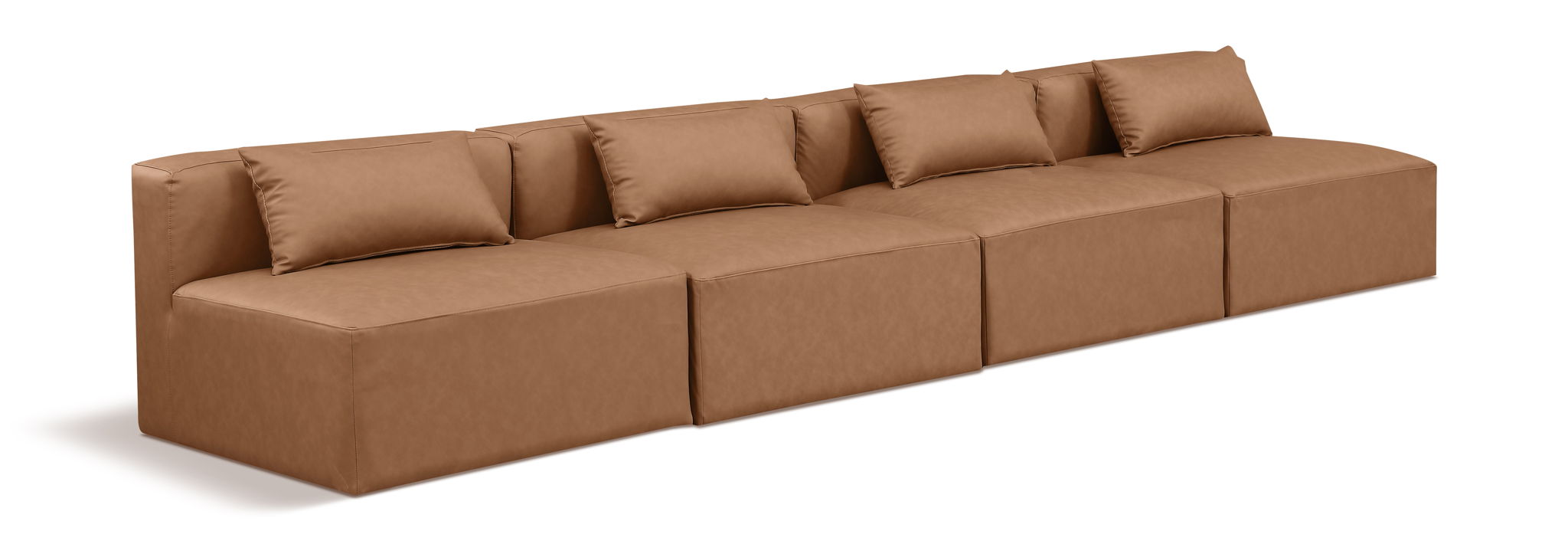 Cube - Modular 4 Seat Armless Sofa - Urban Living Furniture (Los Angeles, CA)