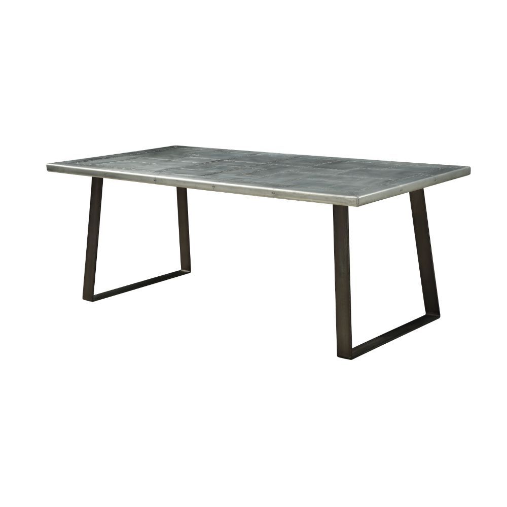 Kaylia - Dining Table - Aluminum & Gunmetal - Urban Living Furniture (Los Angeles, CA)