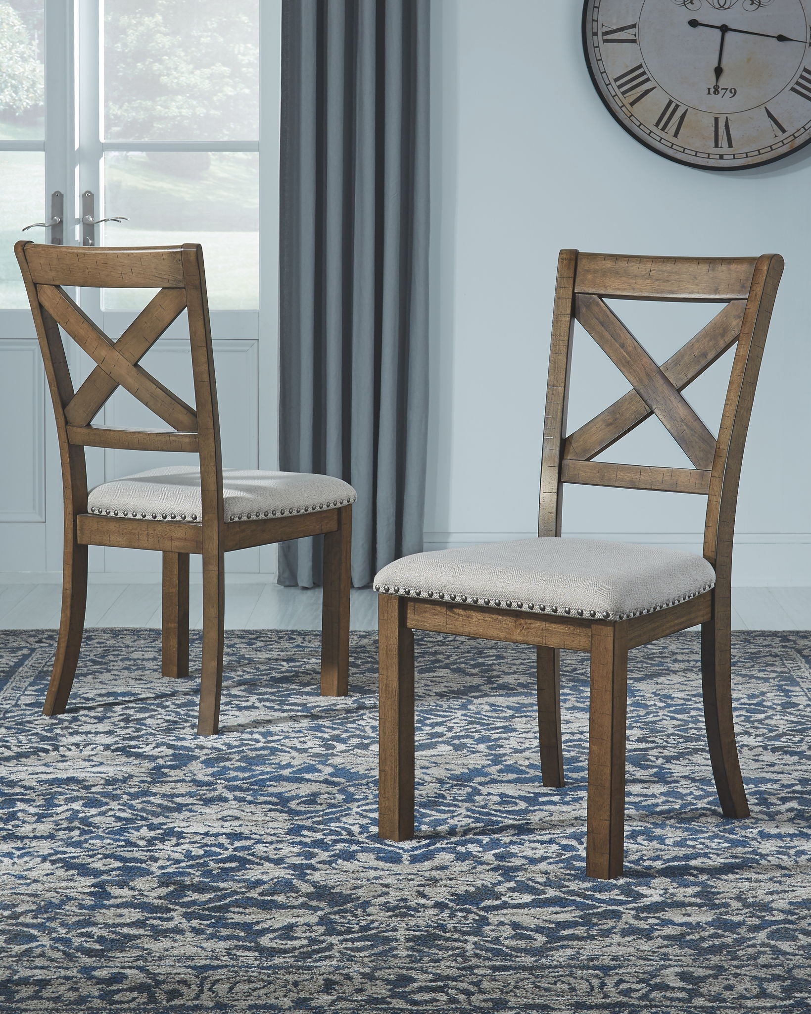 Moriville - Beige - Dining UPH Side Chair (Set of 2) - Urban Living Furniture (Los Angeles, CA)