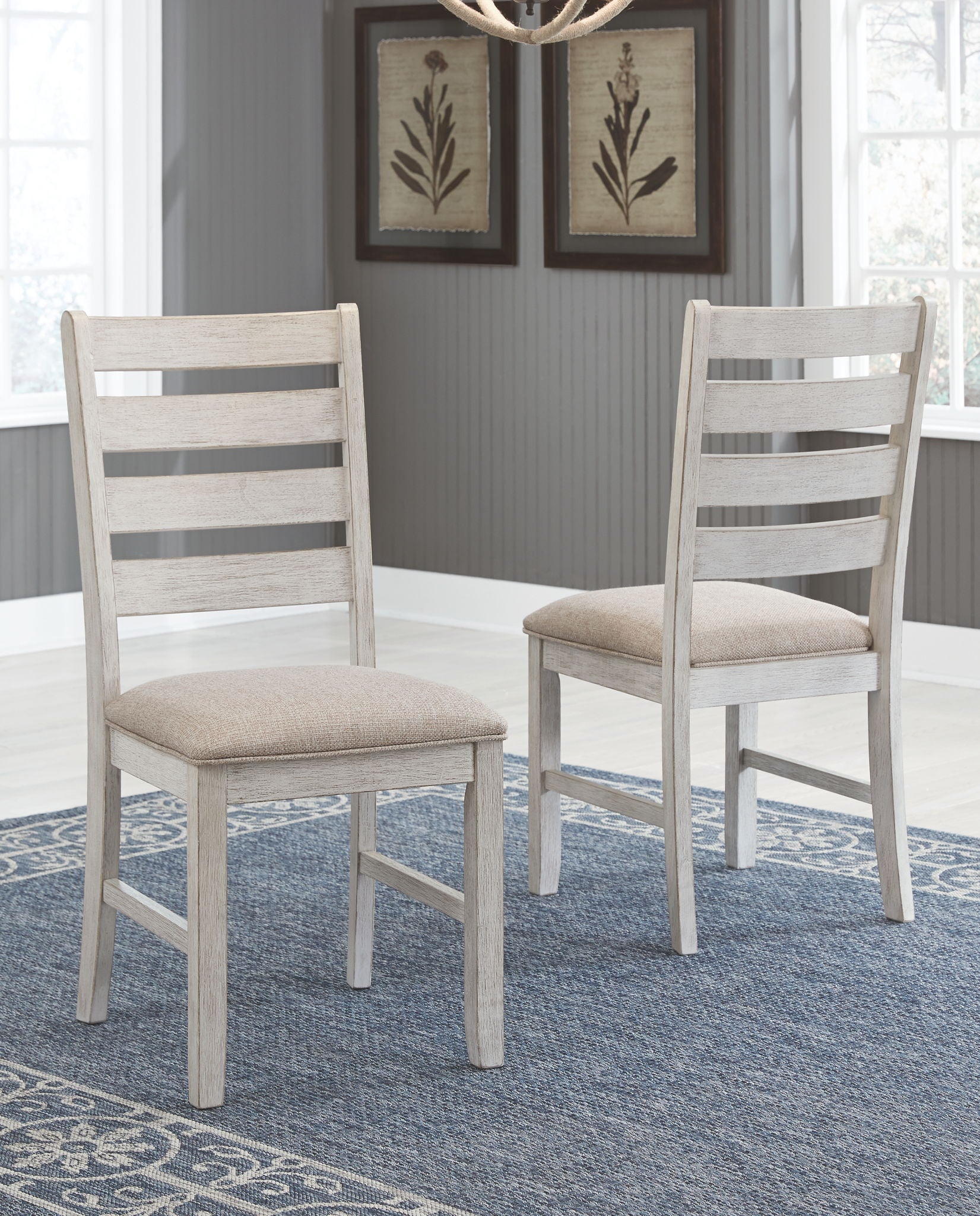 Skempton - White - Dining UPH Side Chair (Set of 2) - Urban Living Furniture (Los Angeles, CA)