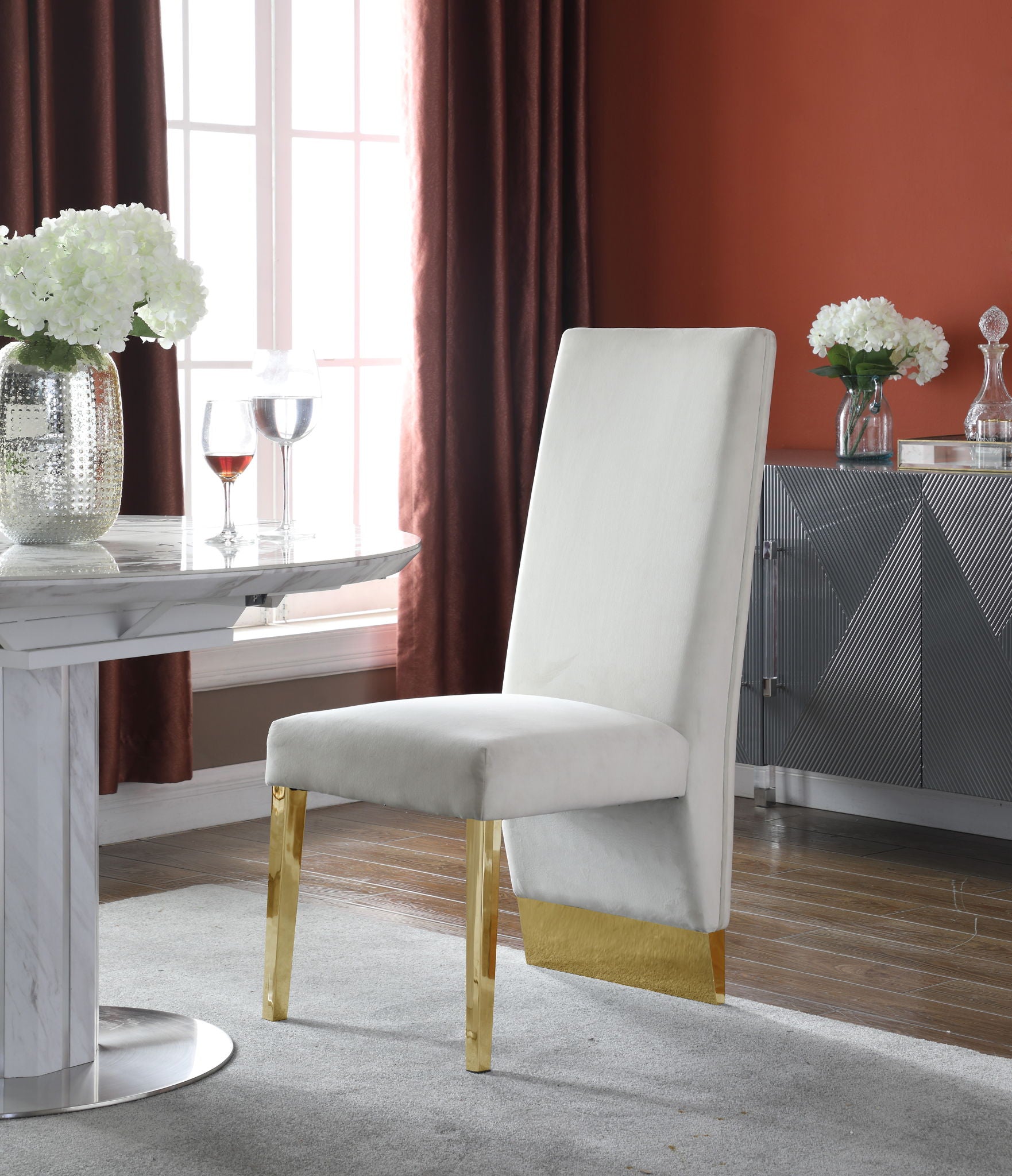 Porsha - Dining Chair with Gold Legs(Set of 2) - Urban Living Furniture (Los Angeles, CA)