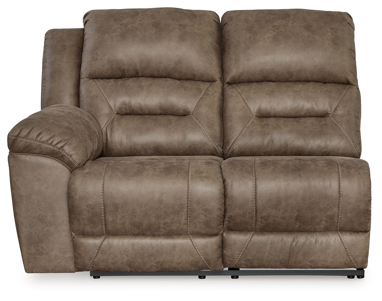 Ravenel - Laf Reclining Power Loveseat - Faux Leather - Fossil - Urban Living Furniture (Los Angeles, CA)