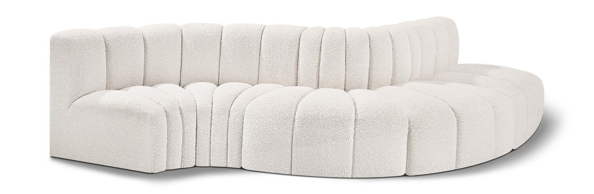 Arc - Boucle Fabric 5 Piece Modular Sofa - Urban Living Furniture (Los Angeles, CA)