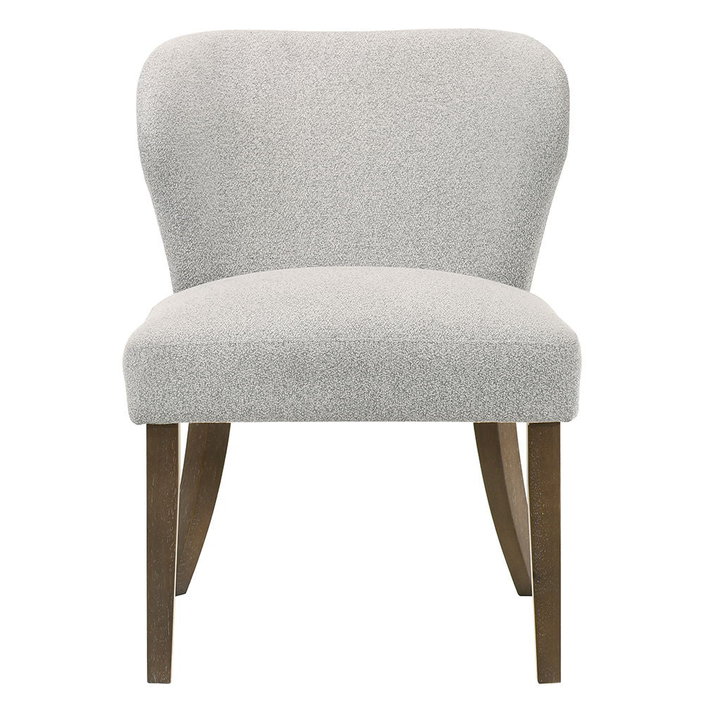 Dillon - Side Chair (Set of 2) - Gray / Walnut