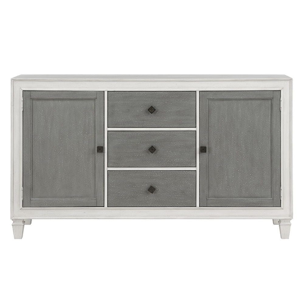 Katia - Server - Rustic Gray & Weathered White - Urban Living Furniture (Los Angeles, CA)