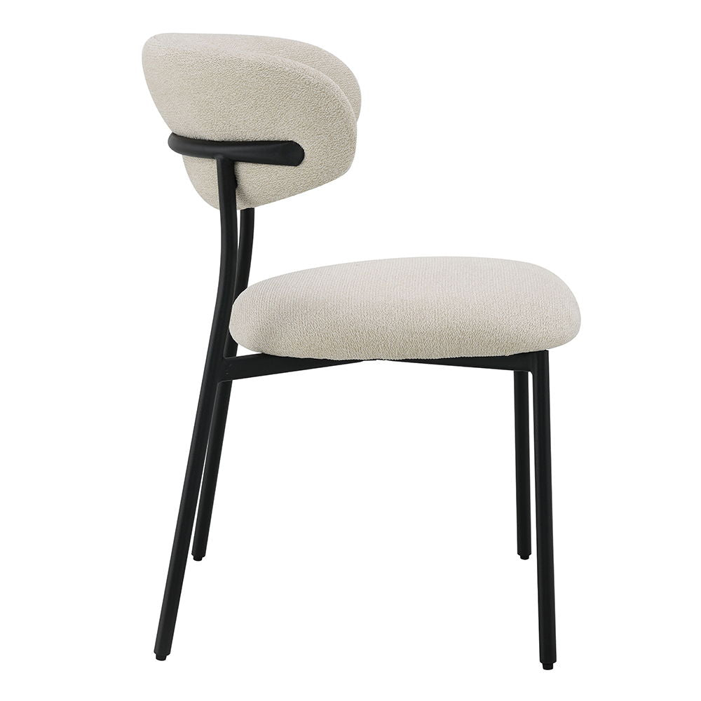 Jirina - Side Chair (Set of 2) - Beige Chenille - Urban Living Furniture (Los Angeles, CA)