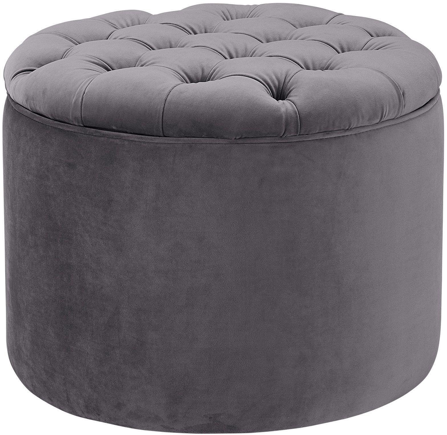 Queen - Velvet Storage Ottoman - Urban Living Furniture (Los Angeles, CA)