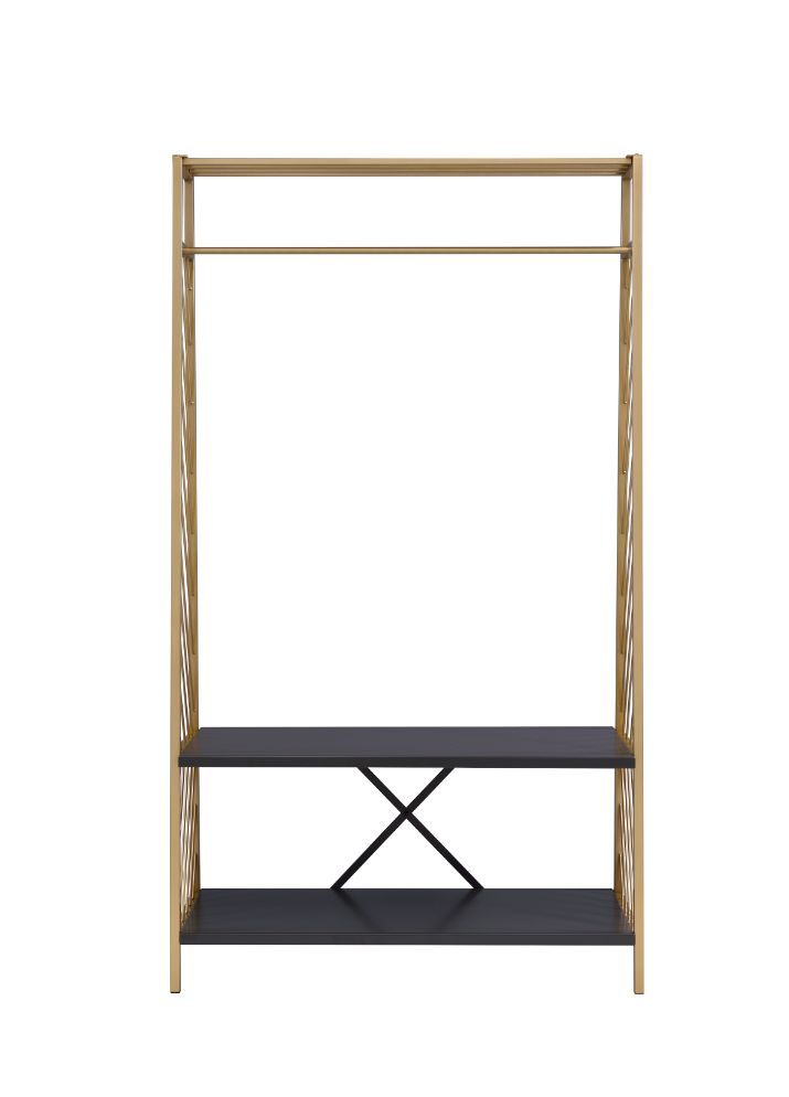 Pahor - Hall Tree - Gold & Black - Urban Living Furniture (Los Angeles, CA)