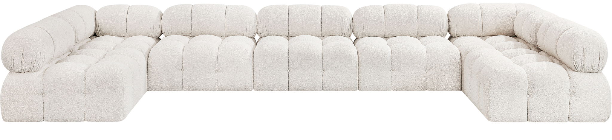 Ames - 7 Piece Boucle Fabric Modular Sectional - Urban Living Furniture (Los Angeles, CA)