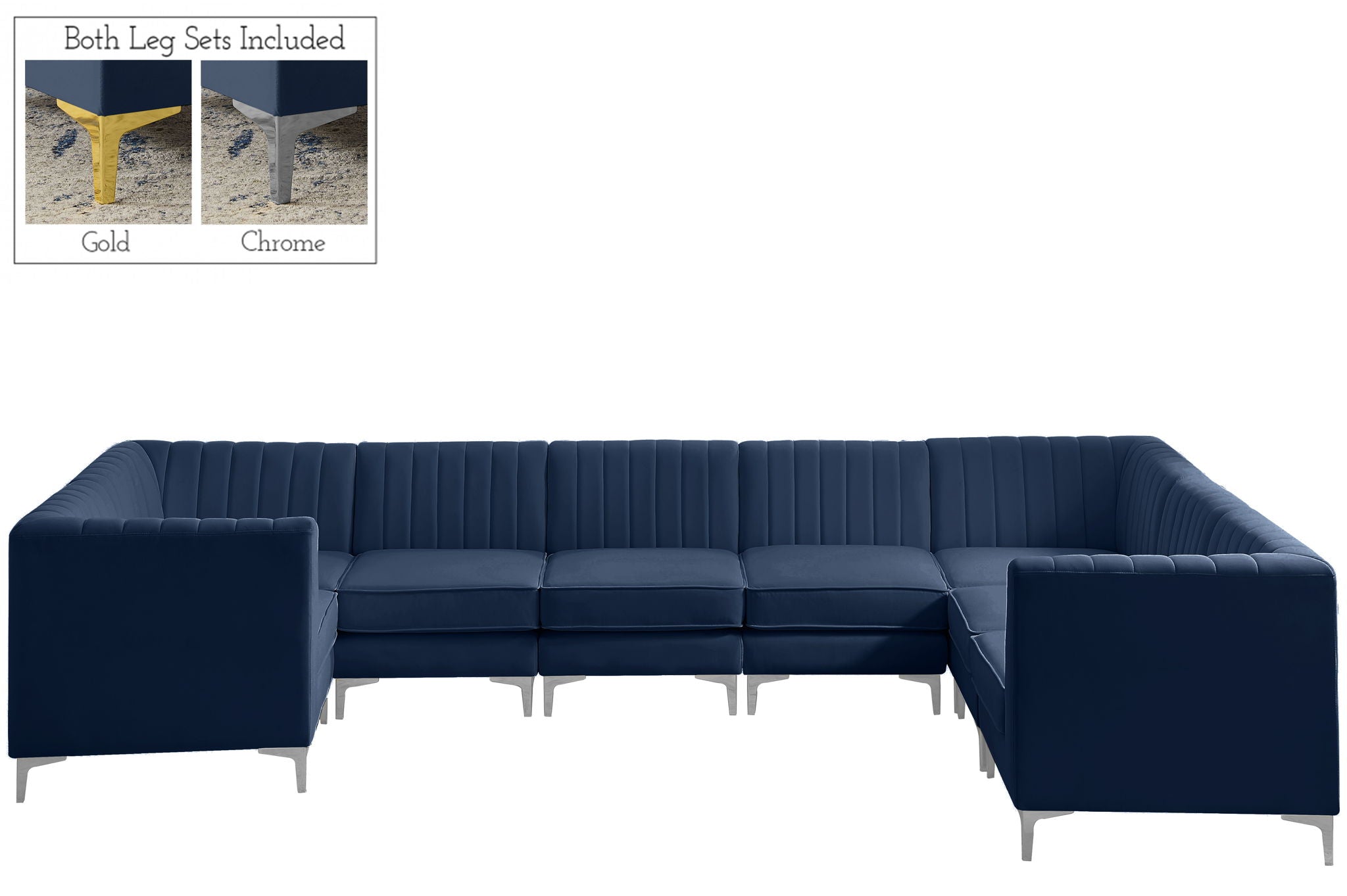 Alina - 8 Piece Modular U-Shaped Sectional - Urban Living Furniture (Los Angeles, CA)