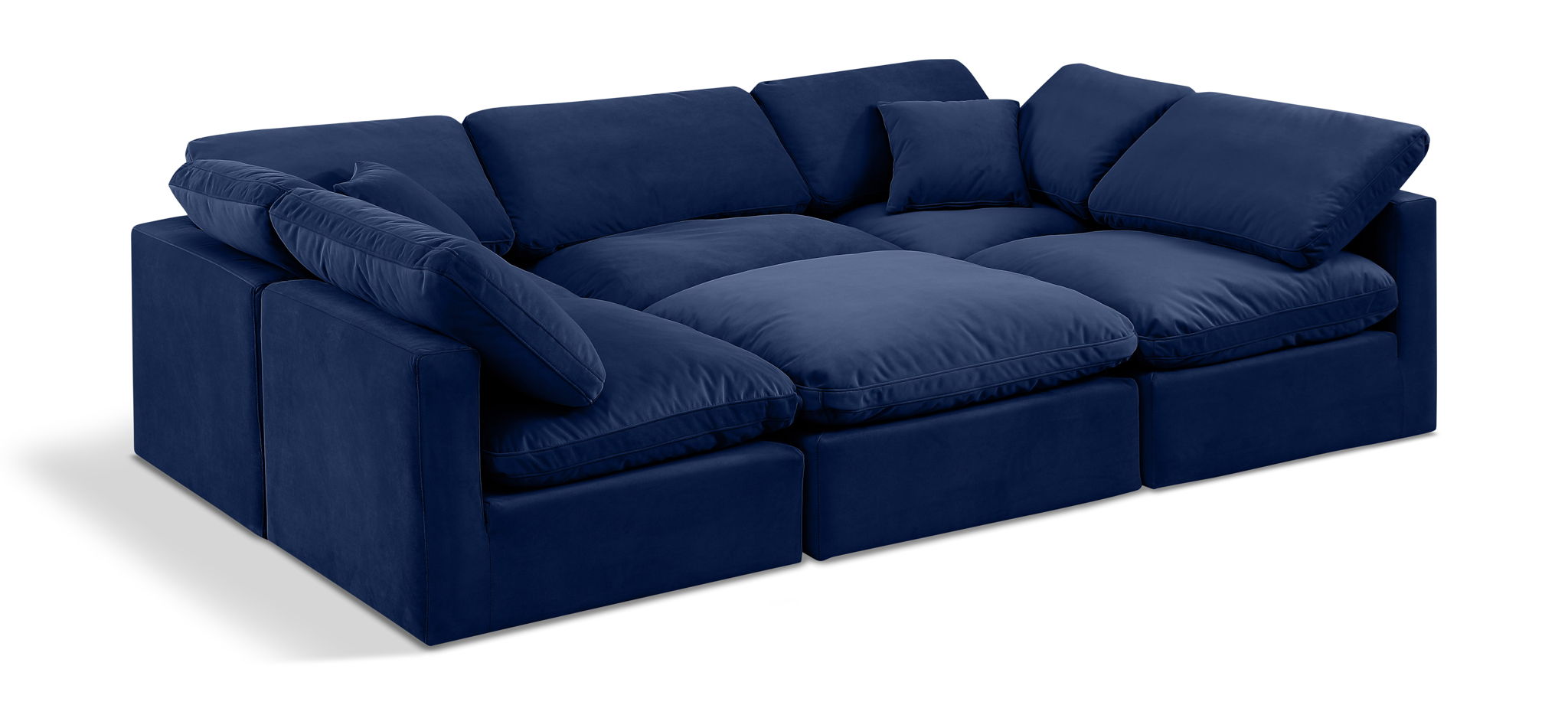 Indulge - Velvet 6 Piece Modular Sectional - Urban Living Furniture (Los Angeles, CA)