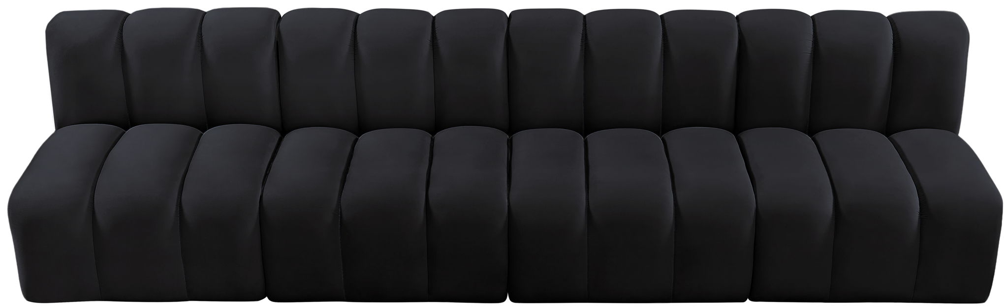 Arc - Velvet 4 Seats Modular Sofa - Urban Living Furniture (Los Angeles, CA)