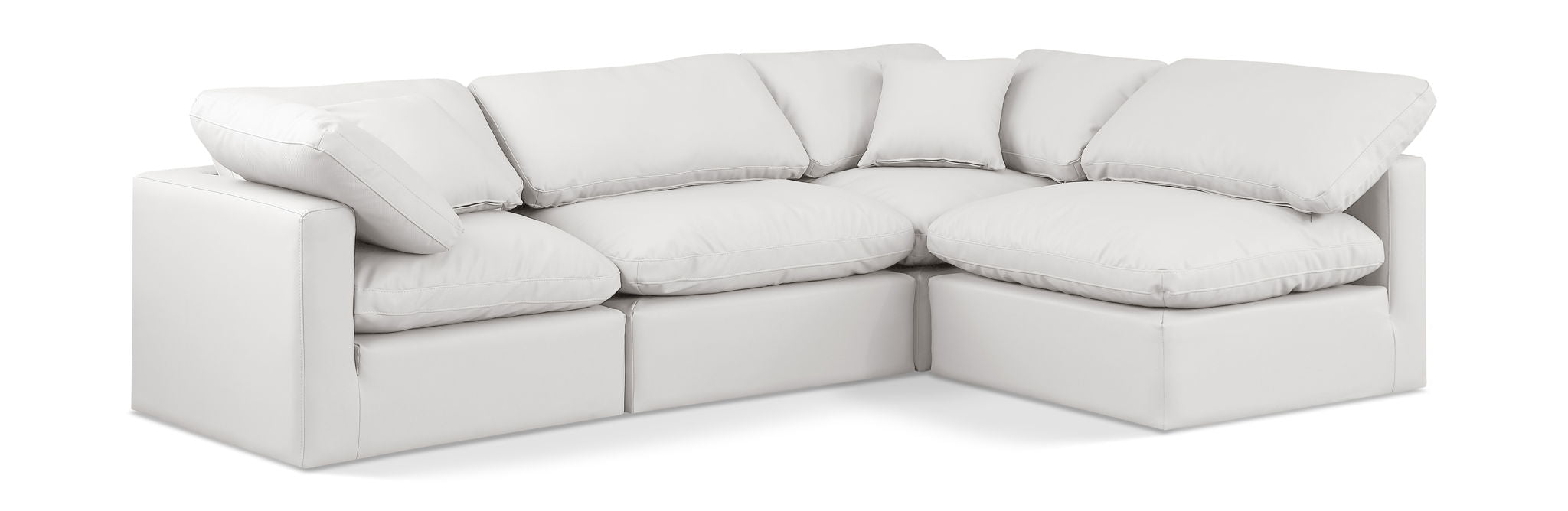 Indulge - Faux Leather 4 Piece Modular Sectional - Urban Living Furniture (Los Angeles, CA)