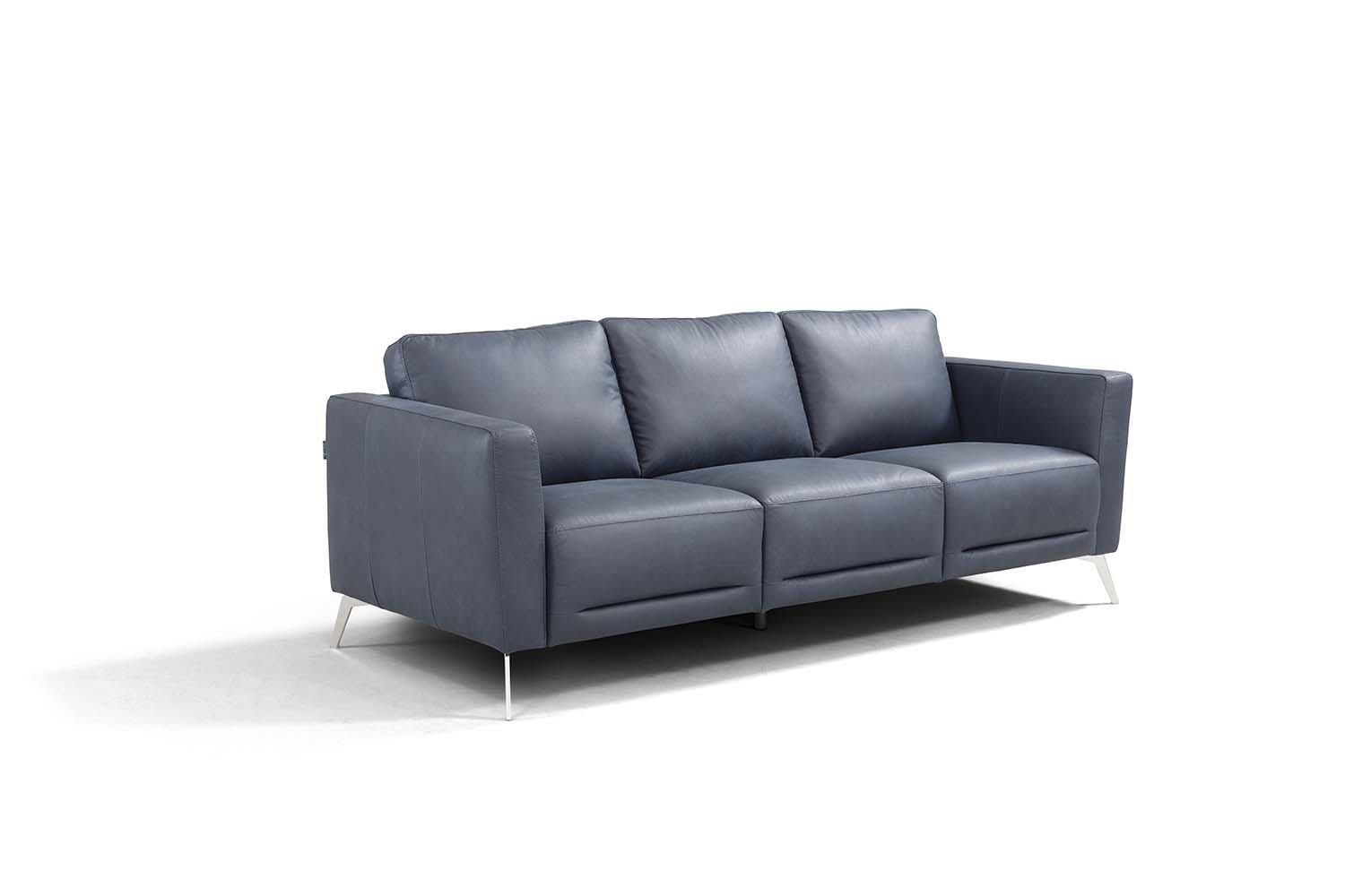 Astonic - Sofa - Blue Leather - Urban Living Furniture (Los Angeles, CA)
