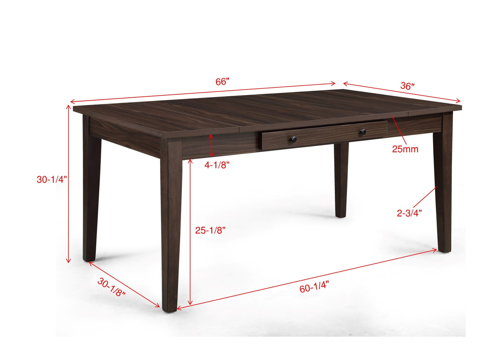 Wagner - Dining Table With Storage - Brown - Urban Living Furniture (Los Angeles, CA)