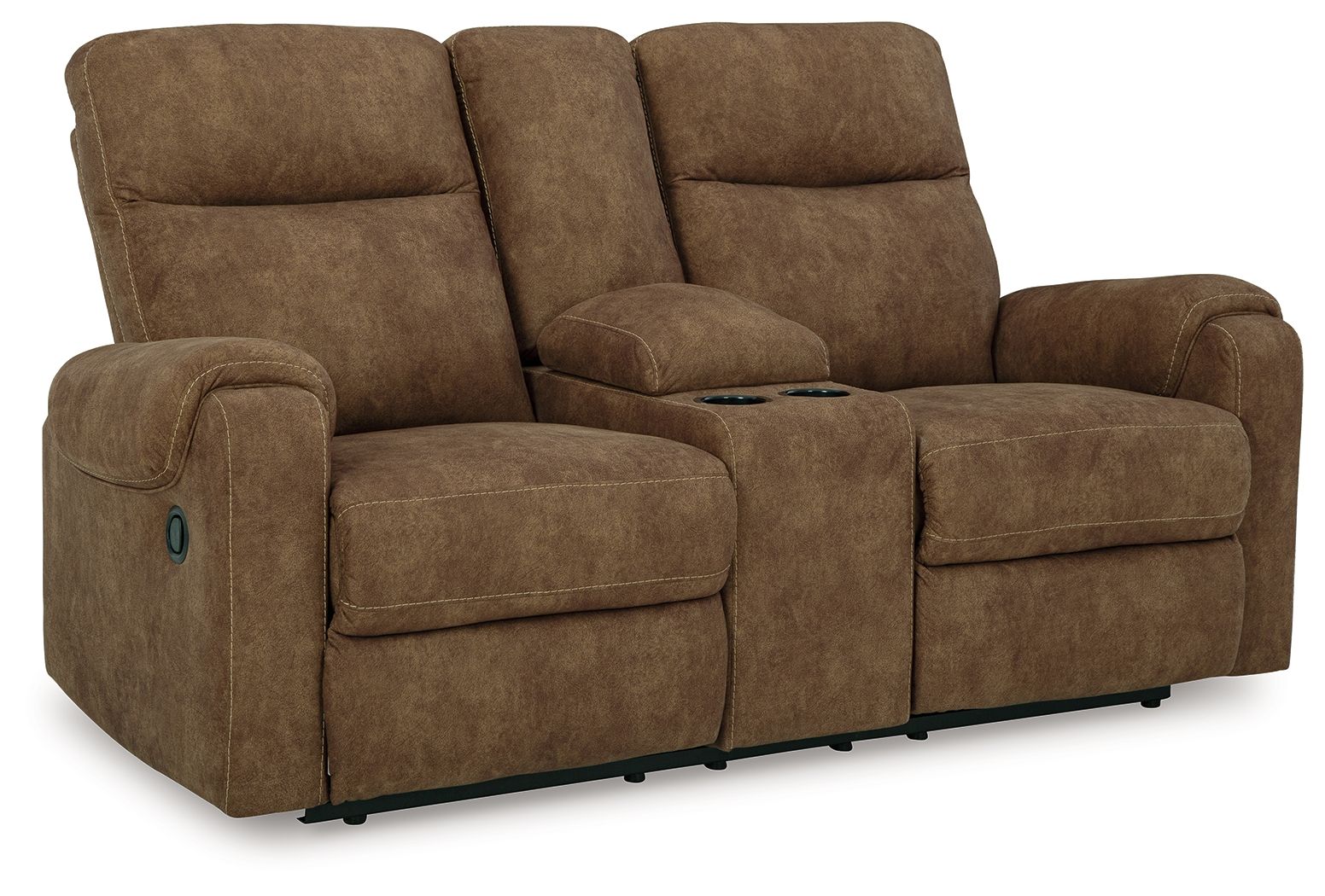 Edenwold - Brindle - Dbl Reclining Loveseat with Console - Urban Living Furniture (Los Angeles, CA)