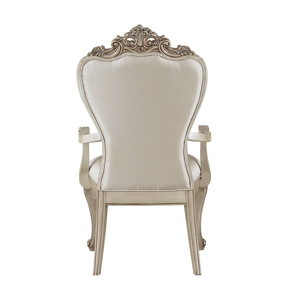 Gorsedd - Arm Chair (Set of 2) - Cream Fabric & Golden Ivory - Urban Living Furniture (Los Angeles, CA)