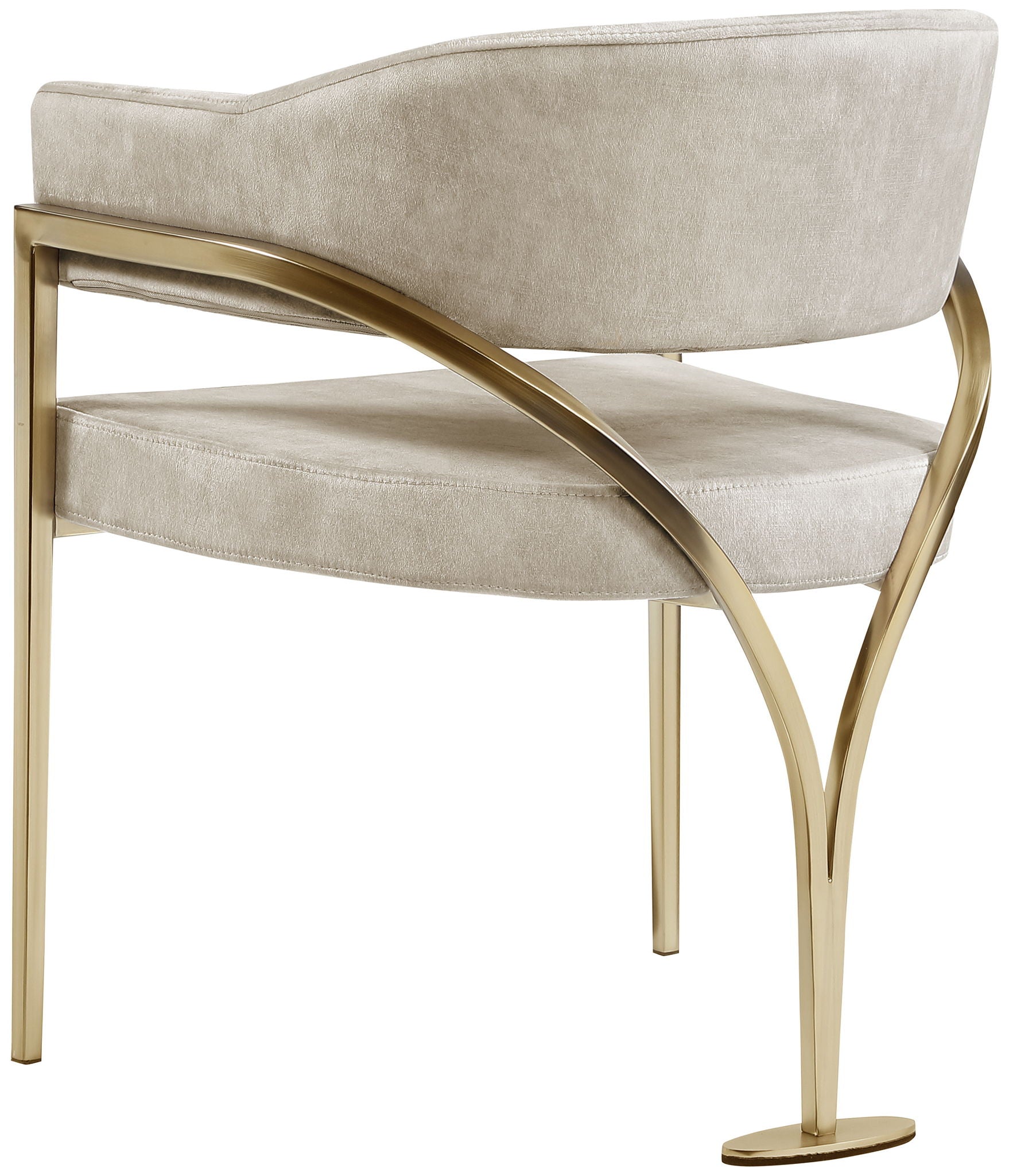 Madelyn - Dining Chair (Set of 2) - Brushed Brass - Urban Living Furniture (Los Angeles, CA)