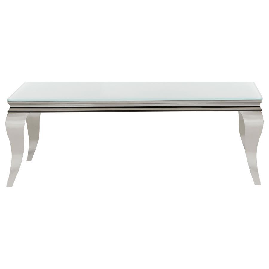 Carone - Coffee Table Legs, Box 3 of 3 - White And Chrome - Urban Living Furniture (Los Angeles, CA)