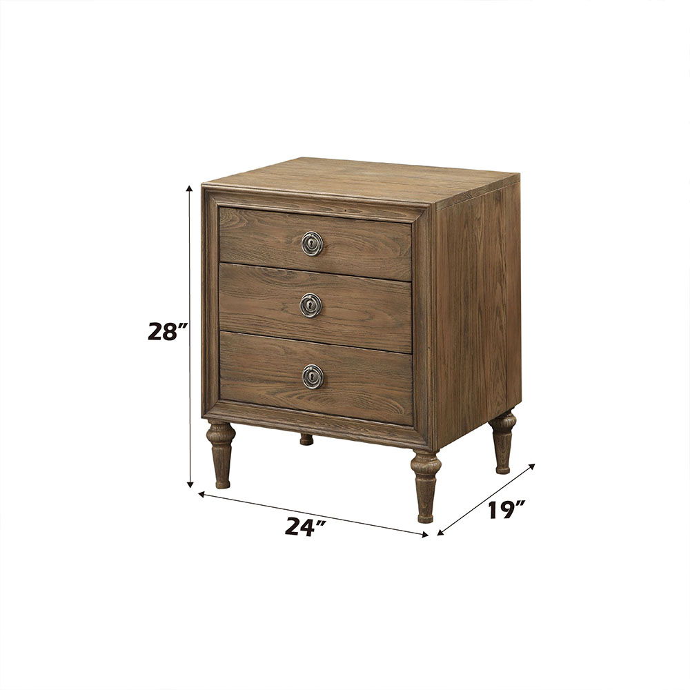 Inverness - 28" Nightstand - Reclaimed Oak - Urban Living Furniture (Los Angeles, CA)
