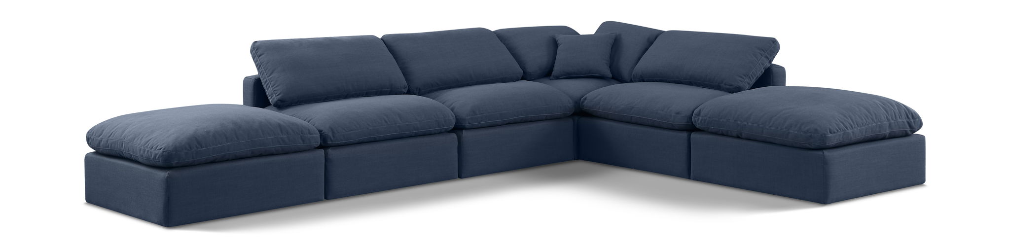 Indulge - Linen 6 Piece Modular Armless Sectional - Urban Living Furniture (Los Angeles, CA)