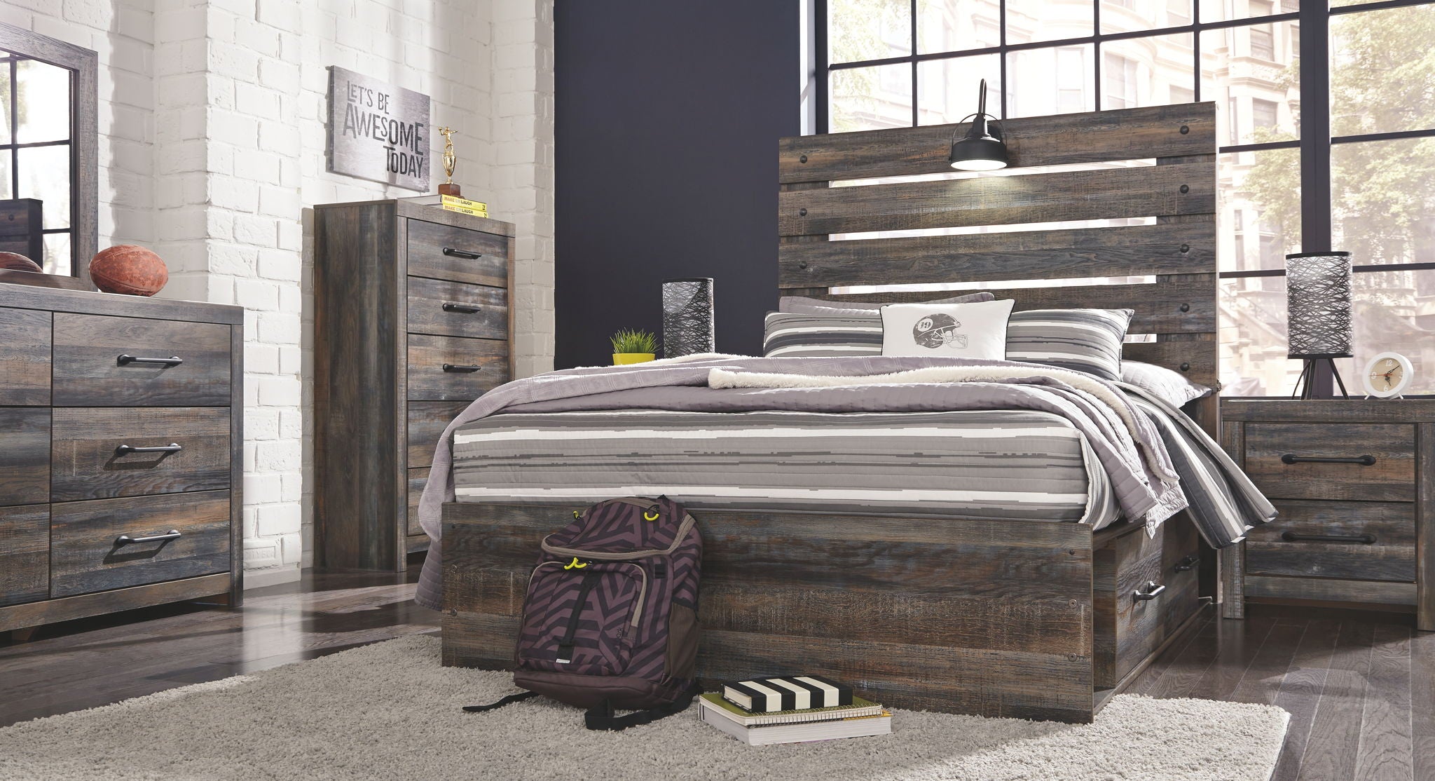 Drystan - Youth Panel Bedroom Set - Urban Living Furniture (Los Angeles, CA)