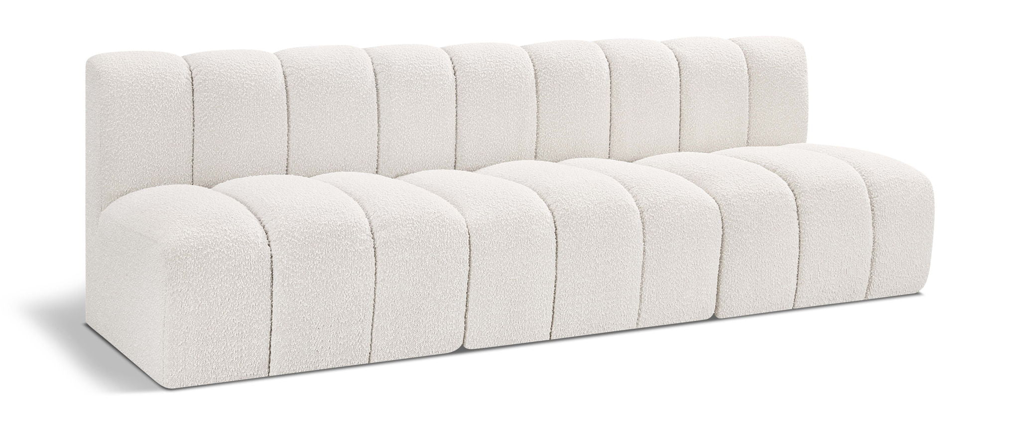Arc - Boucle Fabric 3 Seats Modular Sofa - Urban Living Furniture (Los Angeles, CA)