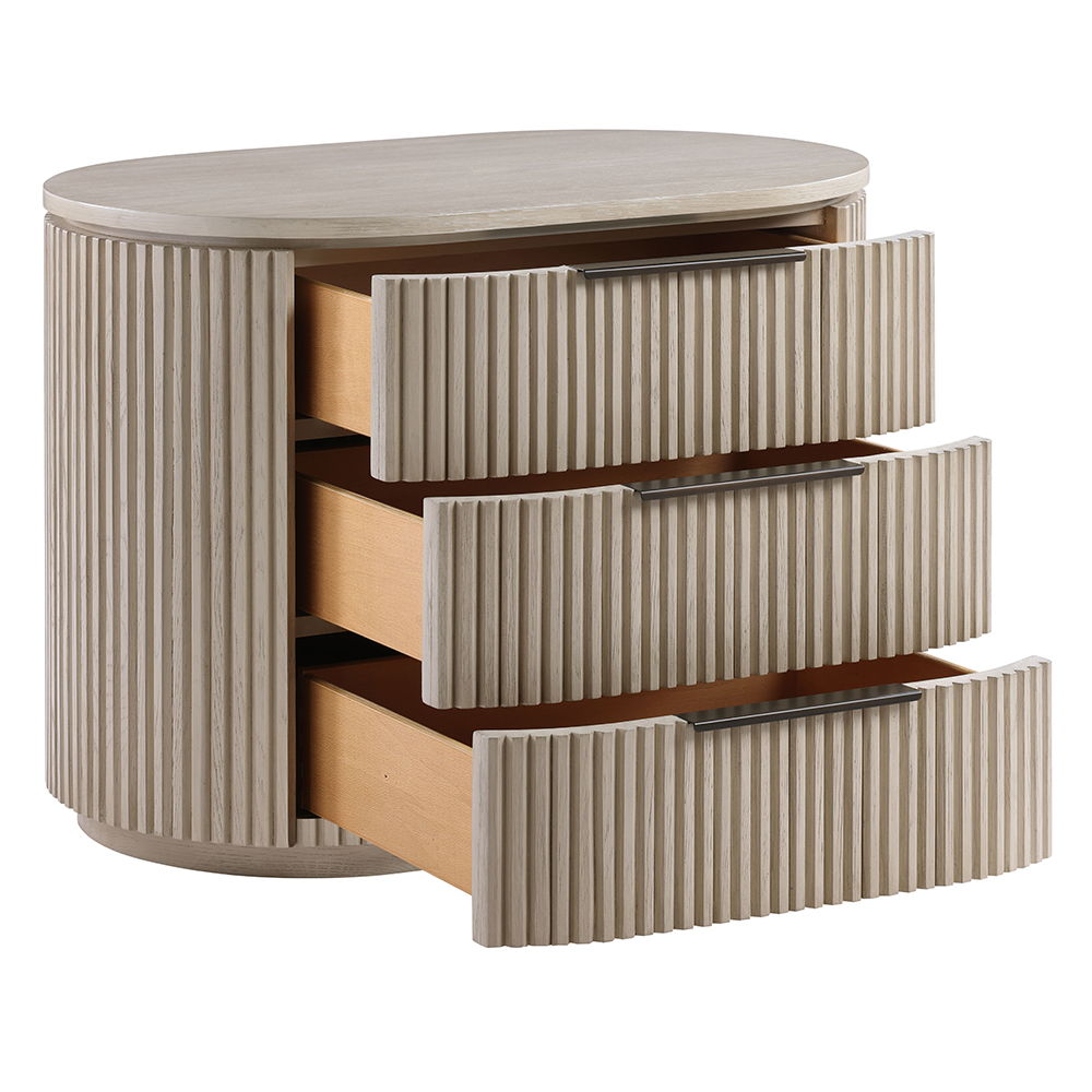 Leanna - Nightstand With USB Port - Light Oak - Urban Living Furniture (Los Angeles, CA)