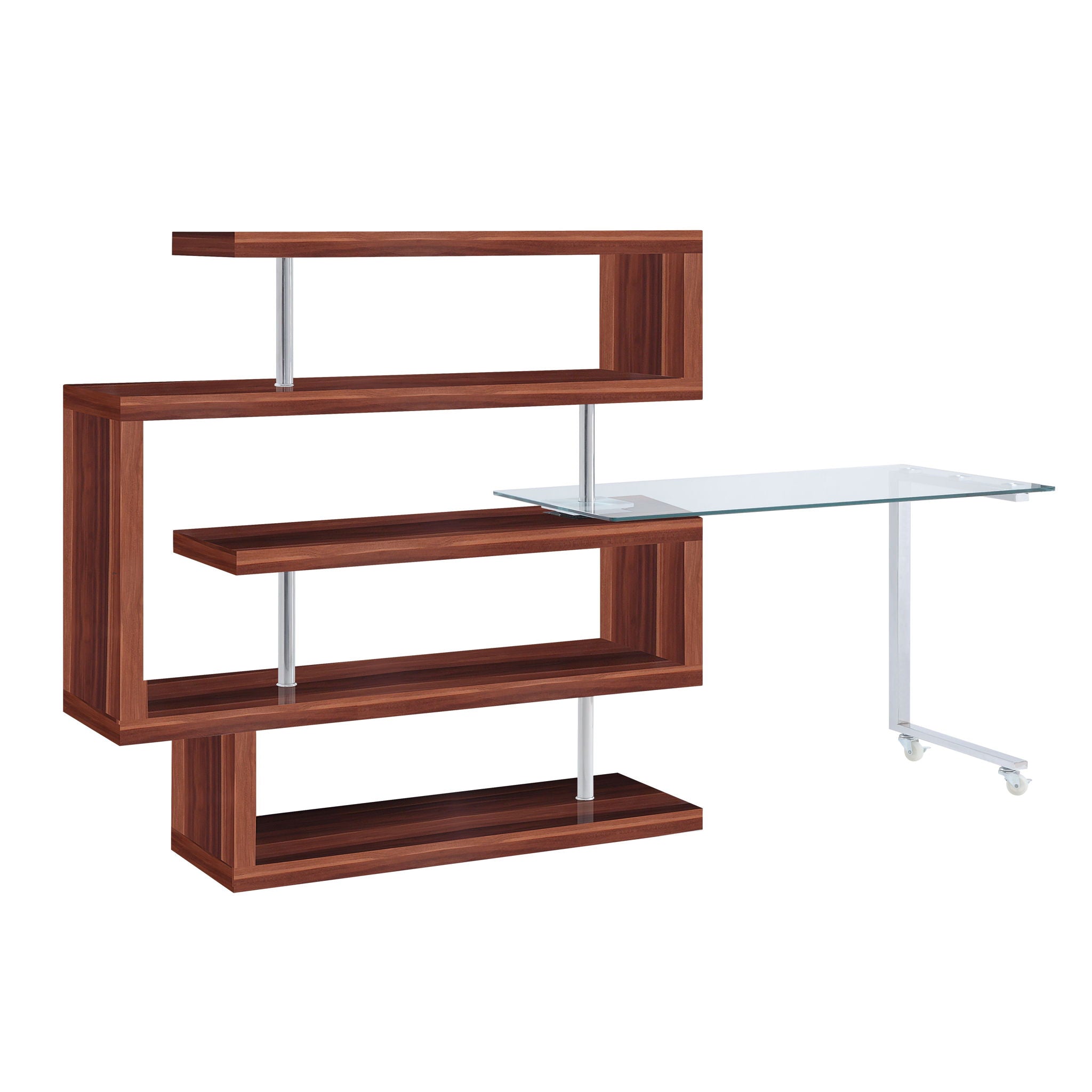 Buck II - Writing Desk With Bookshelf - Urban Living Furniture (Los Angeles, CA)